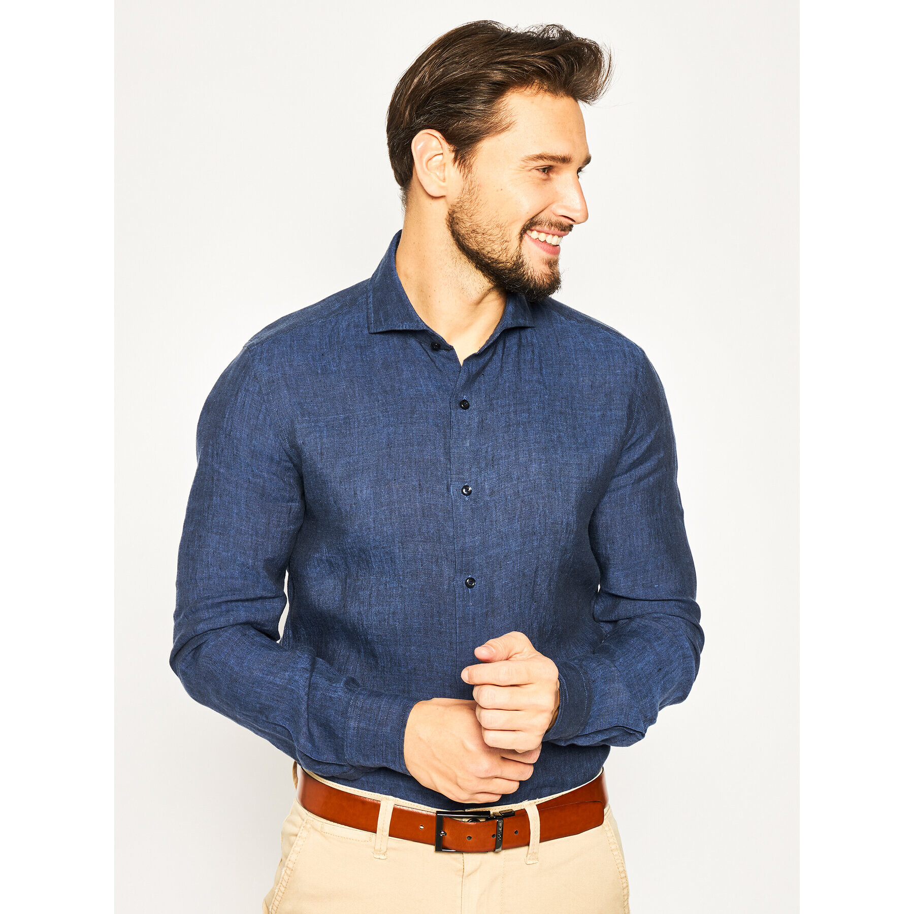 JOOP! Cămașă 17 Jsh-69Pajos 30019770 Bleumarin Slim Fit - Pled.ro