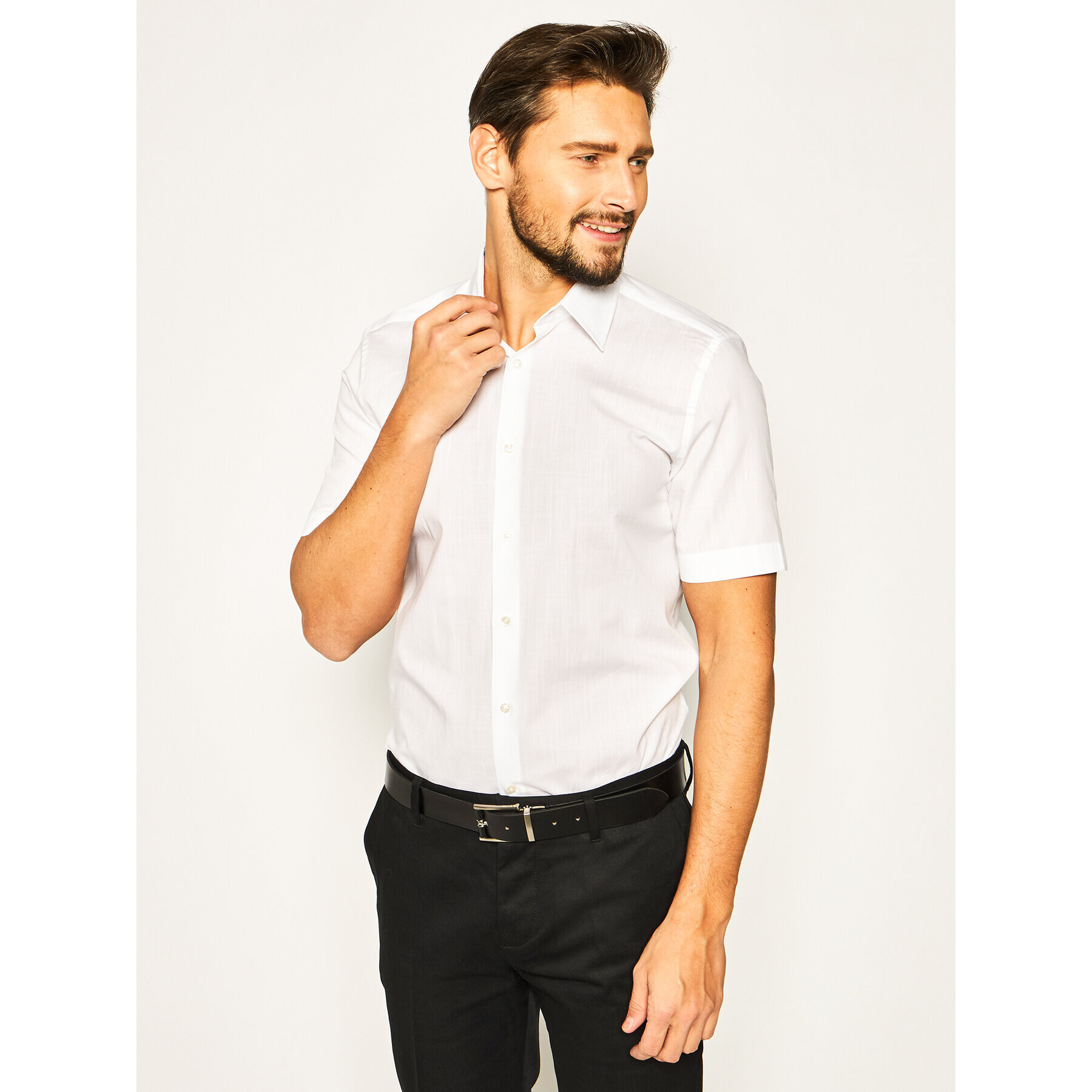 JOOP! Cămașă 17 JSH_76Pierce_1_2 30019727 Alb Slim Fit - Pled.ro