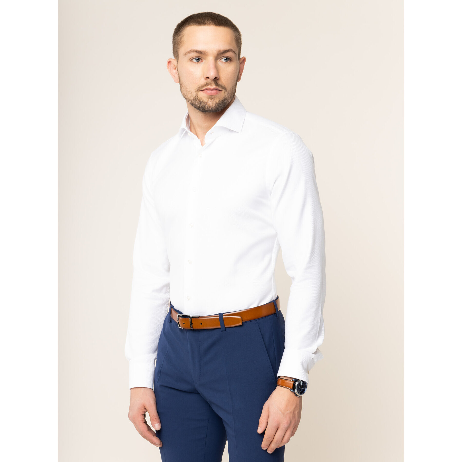 JOOP! Cămașă 30017065 Alb Slim Fit - Pled.ro