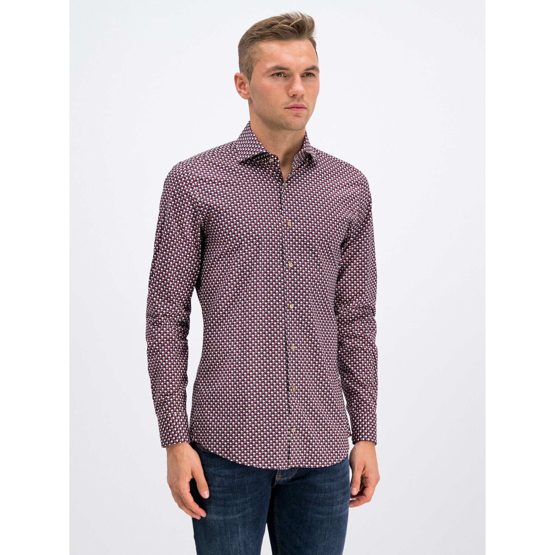 JOOP! Cămașă 30017083 Colorat Slim Fit - Pled.ro