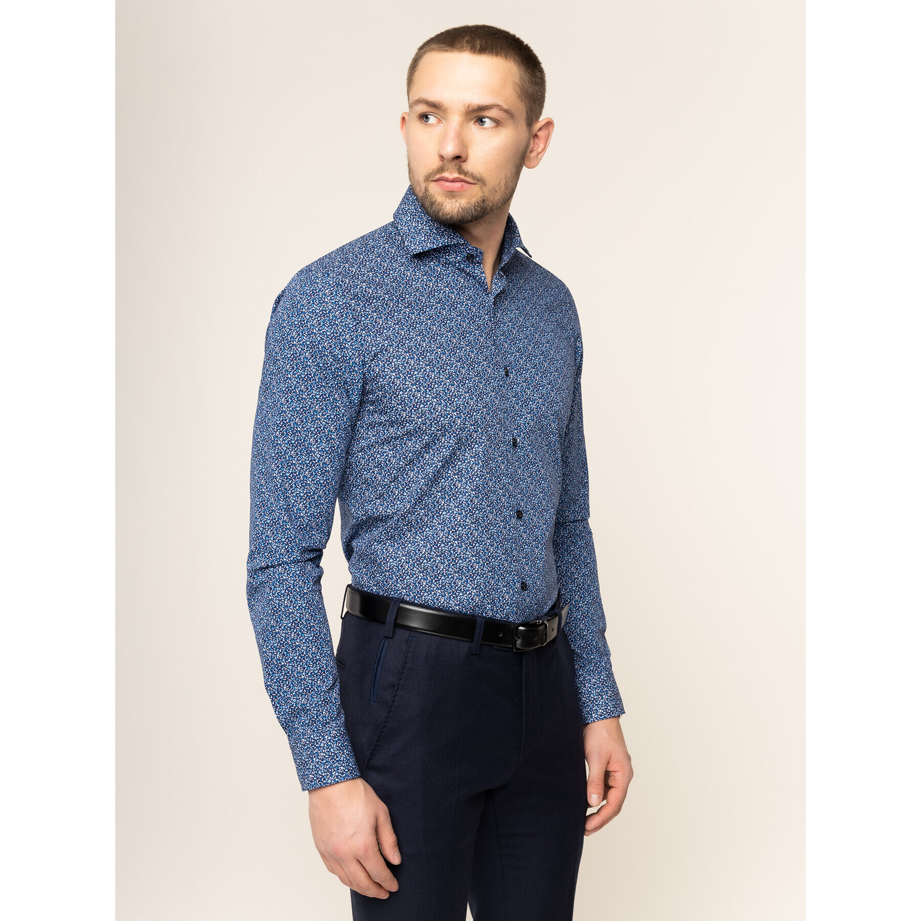 JOOP! Cămașă 30017089 Bleumarin Slim Fit - Pled.ro