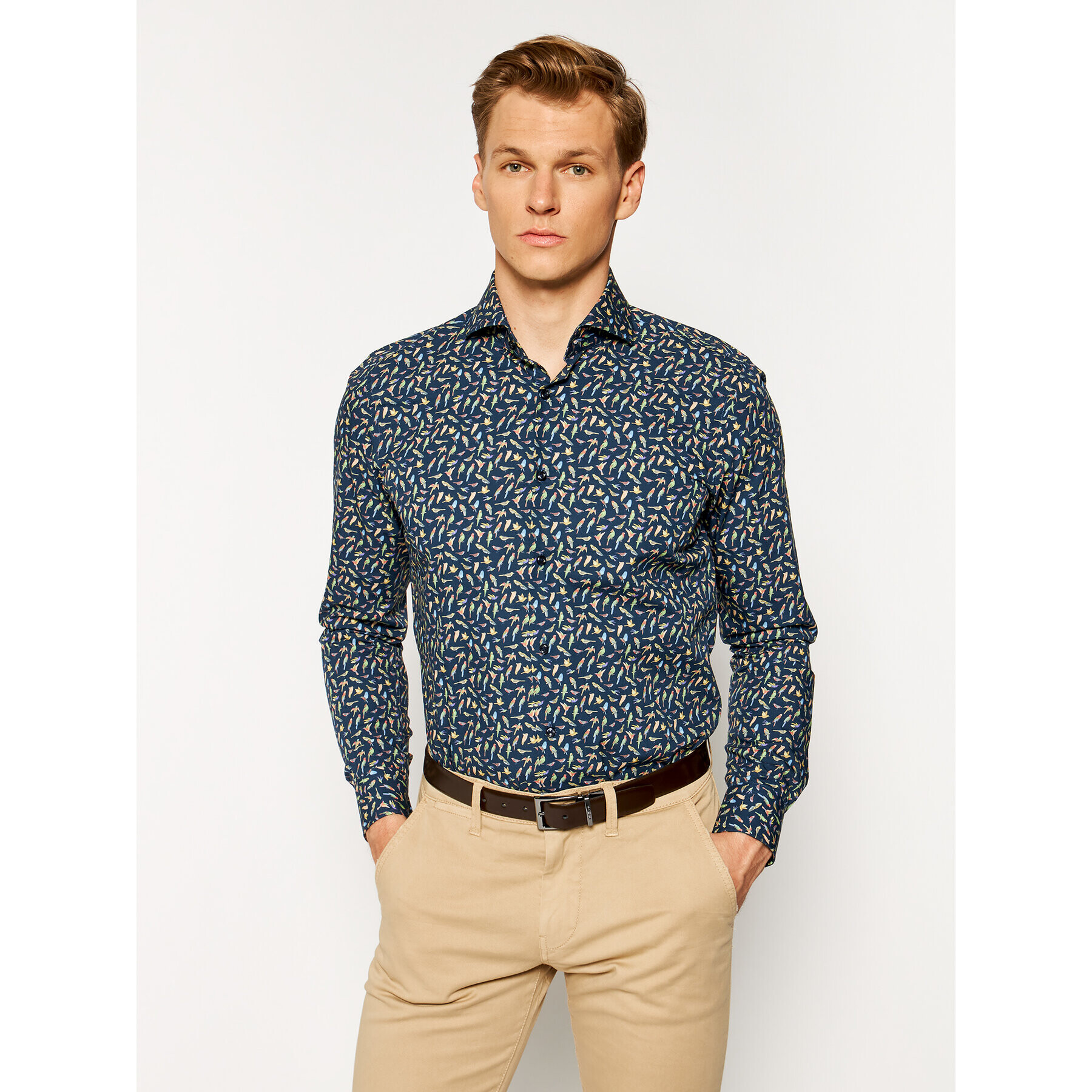 JOOP! Cămașă 30017092 Colorat Slim Fit - Pled.ro