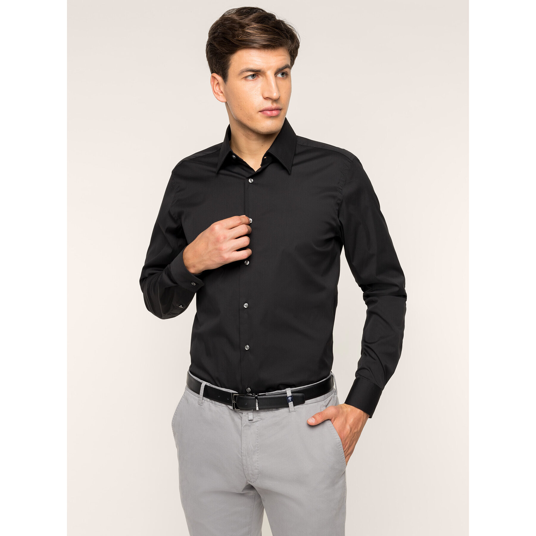 JOOP! Cămașă 30011827 Negru Slim Fit - Pled.ro