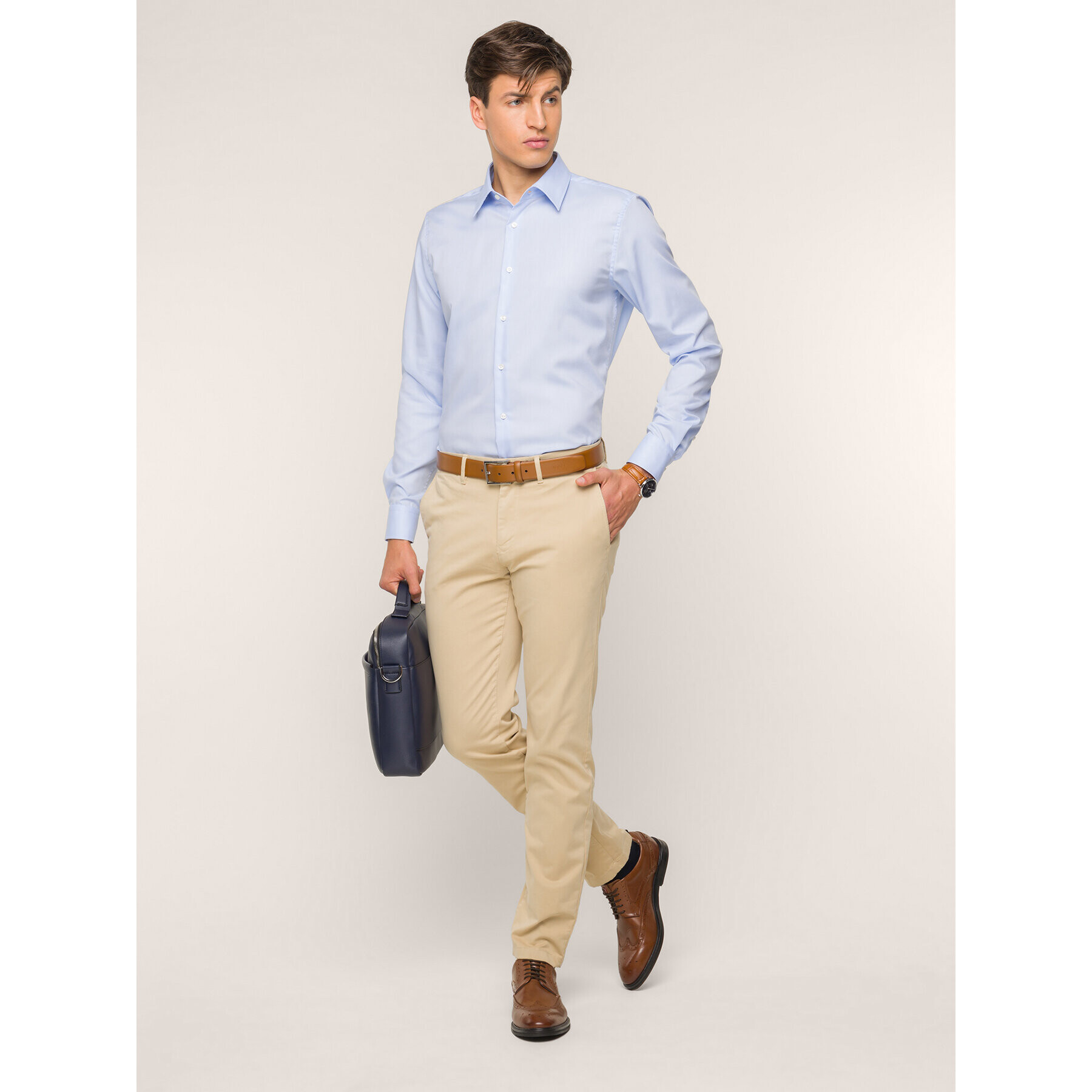 JOOP! Cămașă 30017061 Albastru Slim Fit - Pled.ro