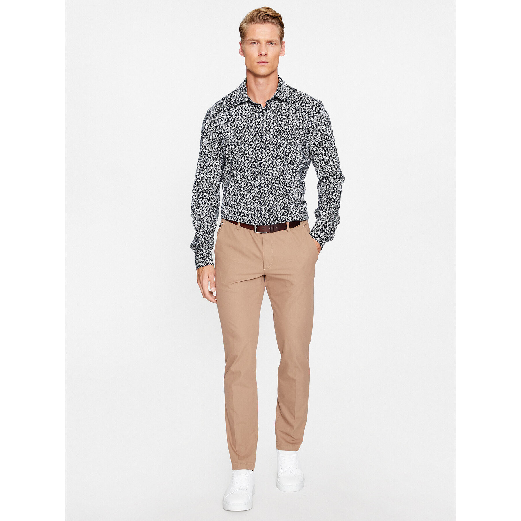 JOOP! Cămașă 30038819 Bleumarin Slim Fit - Pled.ro