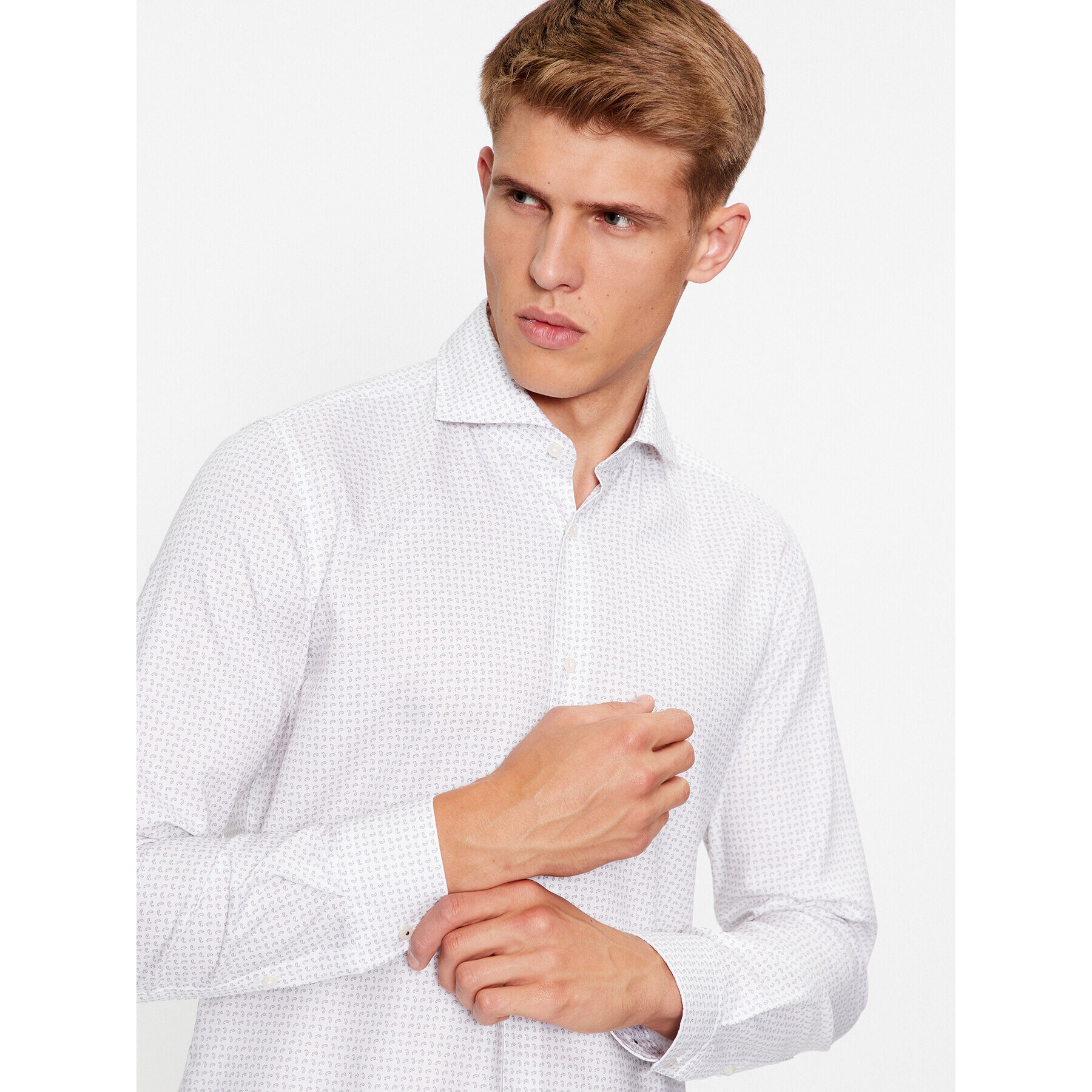 JOOP! Cămașă 30038887 Alb Slim Fit - Pled.ro