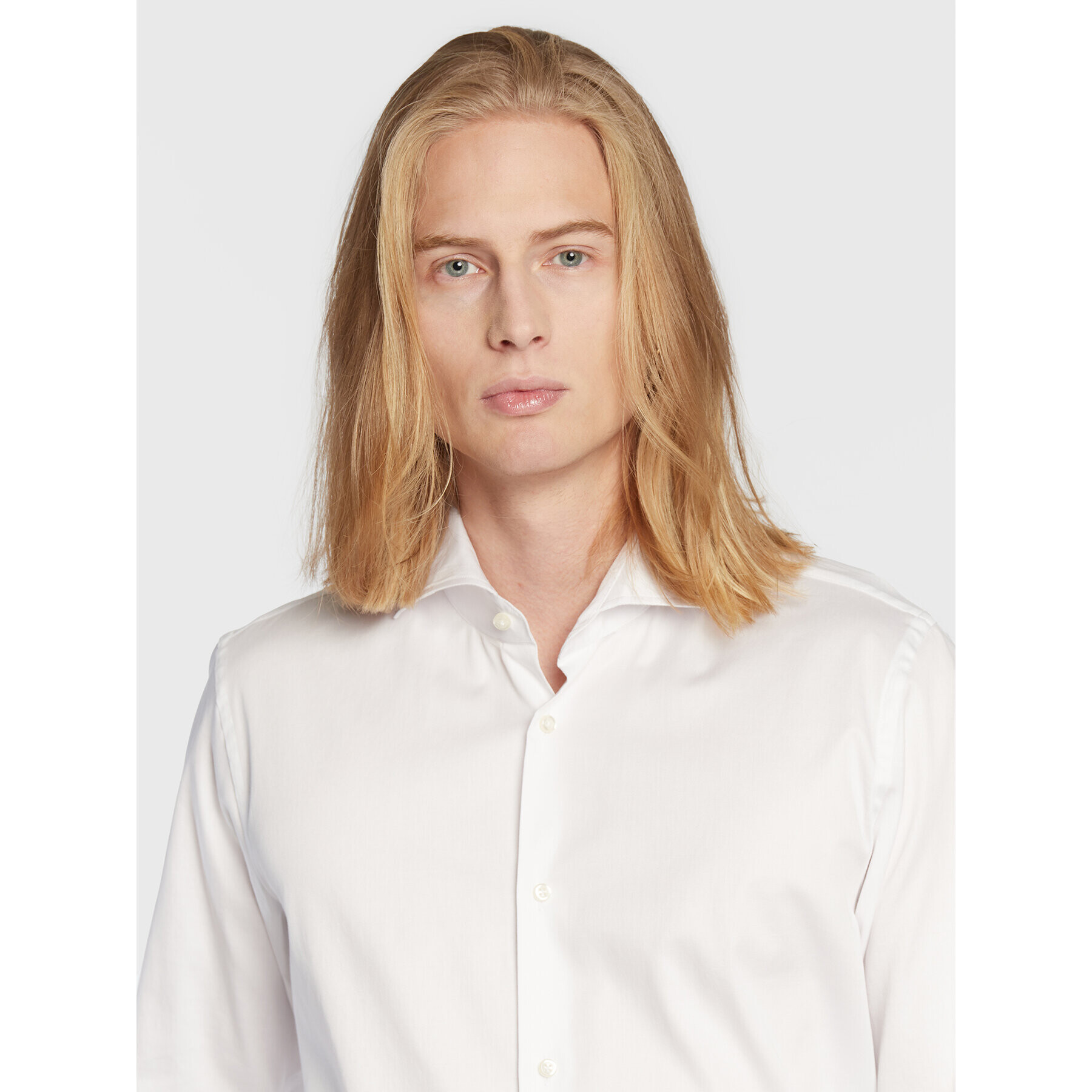 JOOP! Cămașă J224SH050SF 30033219 Alb Slim Fit - Pled.ro