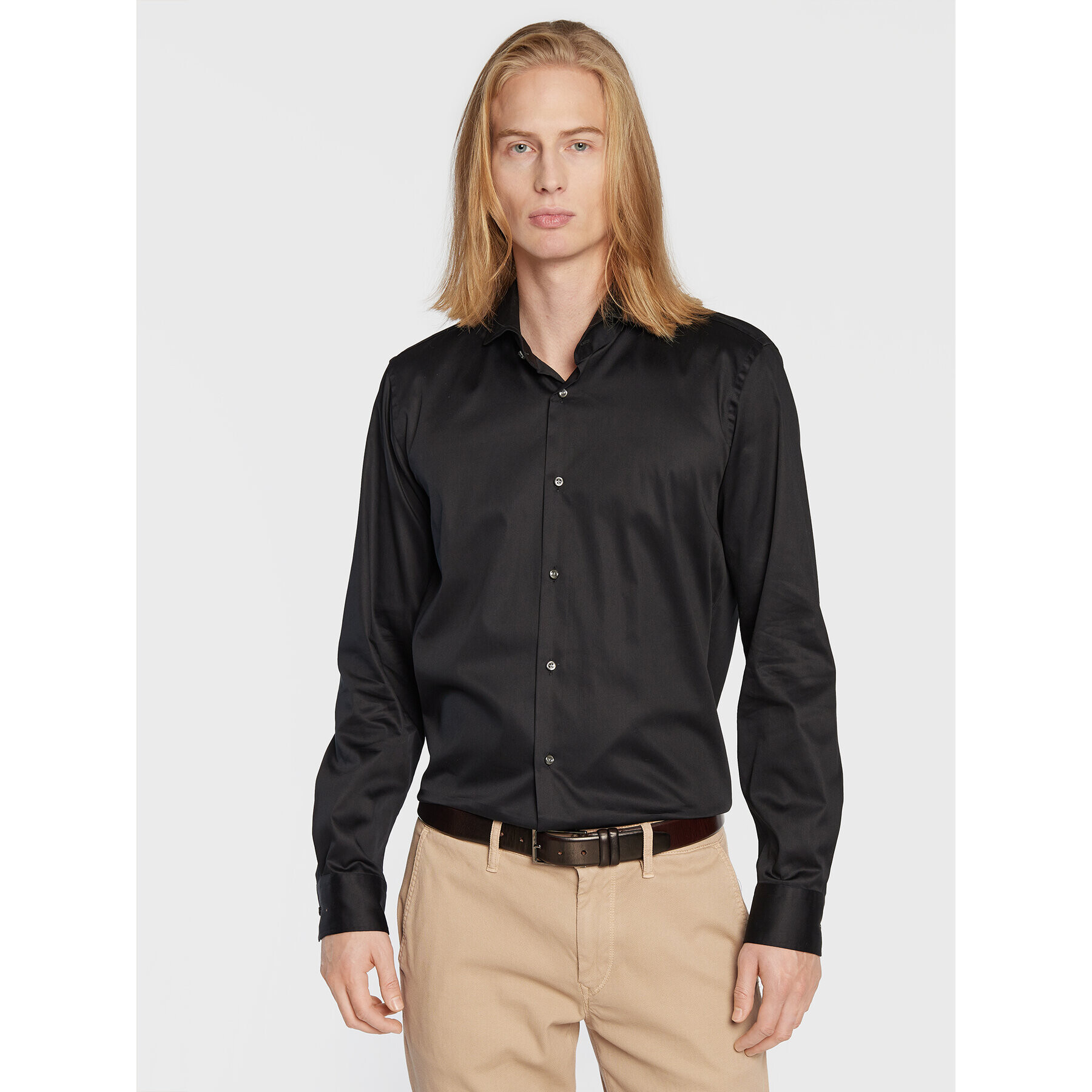 JOOP! Cămașă J224SH050SF 30033219 Negru Slim Fit - Pled.ro