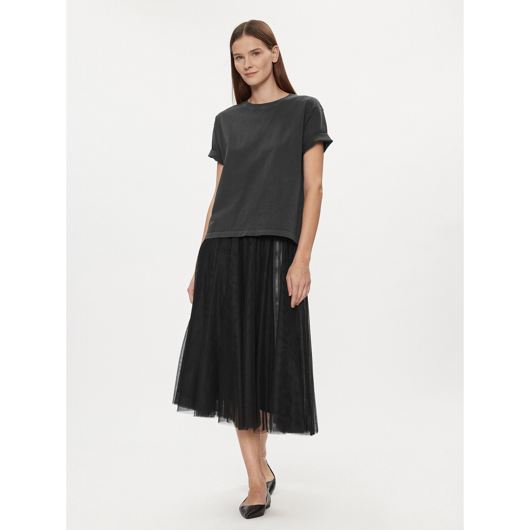 JOOP! fustă din tulle 58 JW222S118 30032531 Negru Regular Fit - Pled.ro