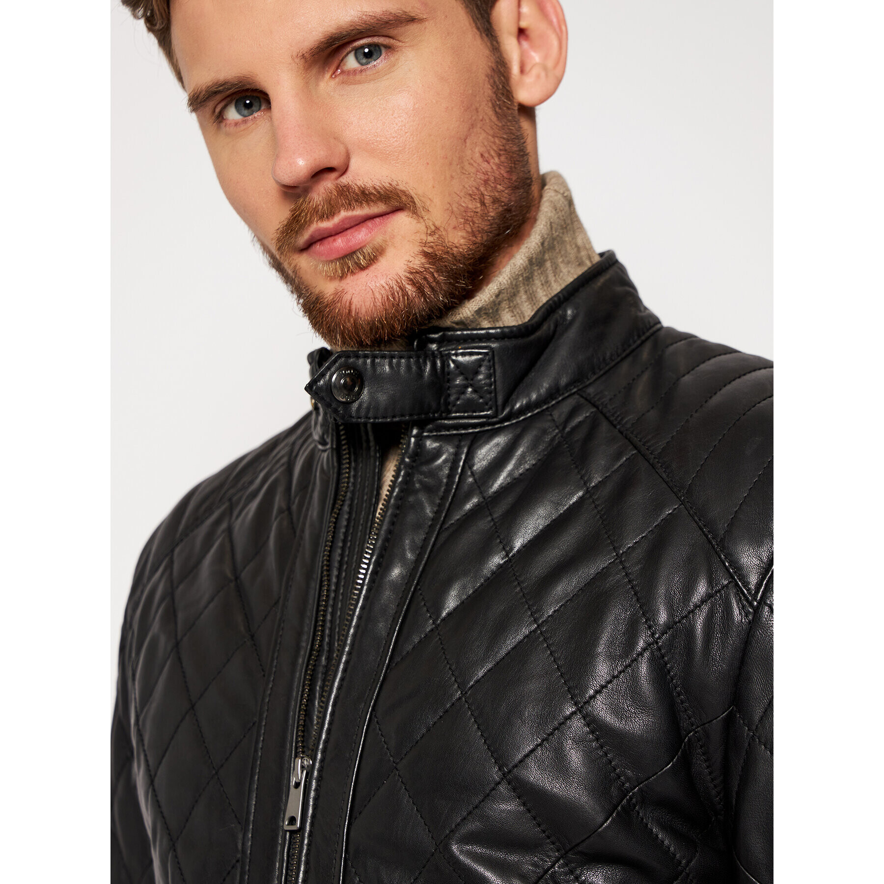 JOOP! Geacă de piele Marty 1500119 Negru Regular Fit - Pled.ro