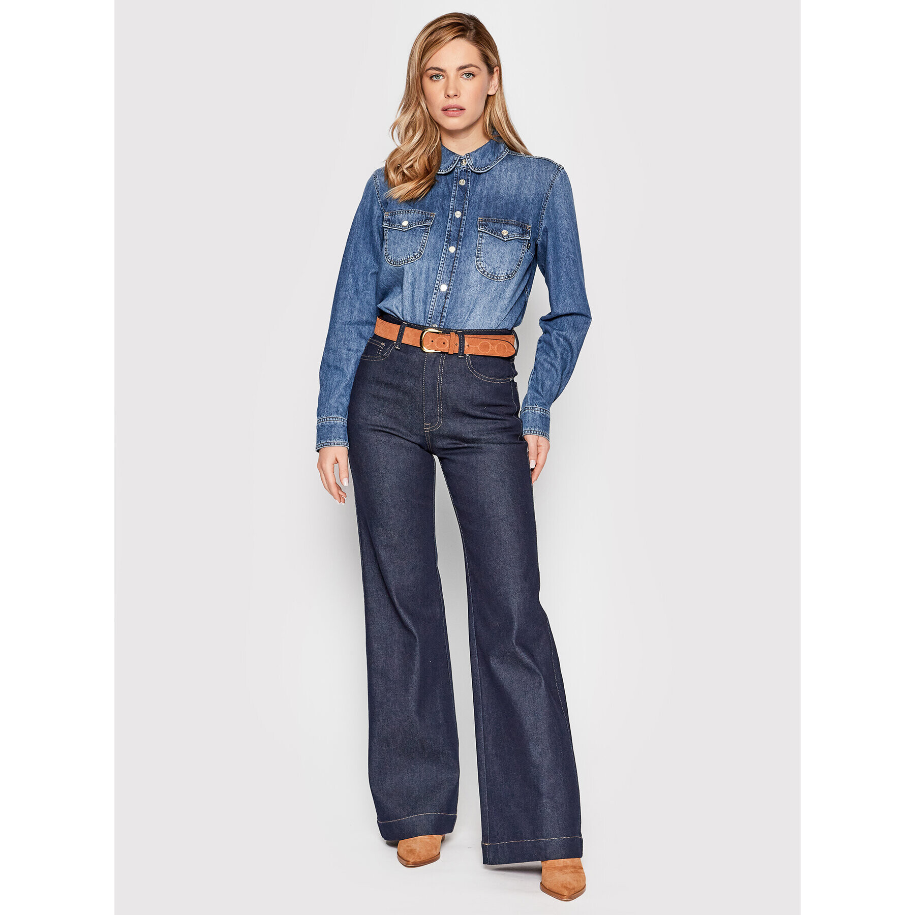 JOOP! Jeans cămașă de blugi 58 JW222B111 30032829 Albastru Regular Fit - Pled.ro