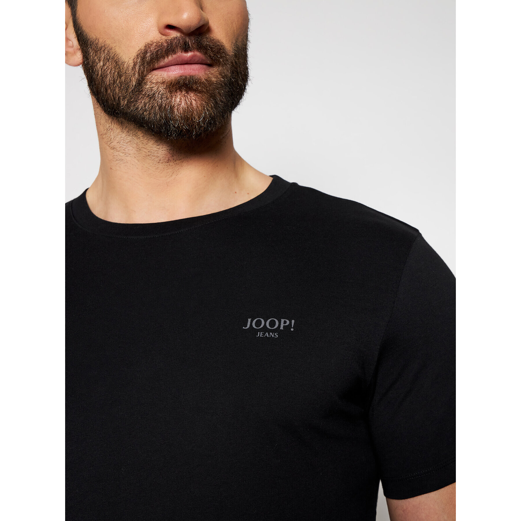 JOOP! Jeans Tricou 15 Jjj-32Alphis 30025786 Negru Regular Fit - Pled.ro