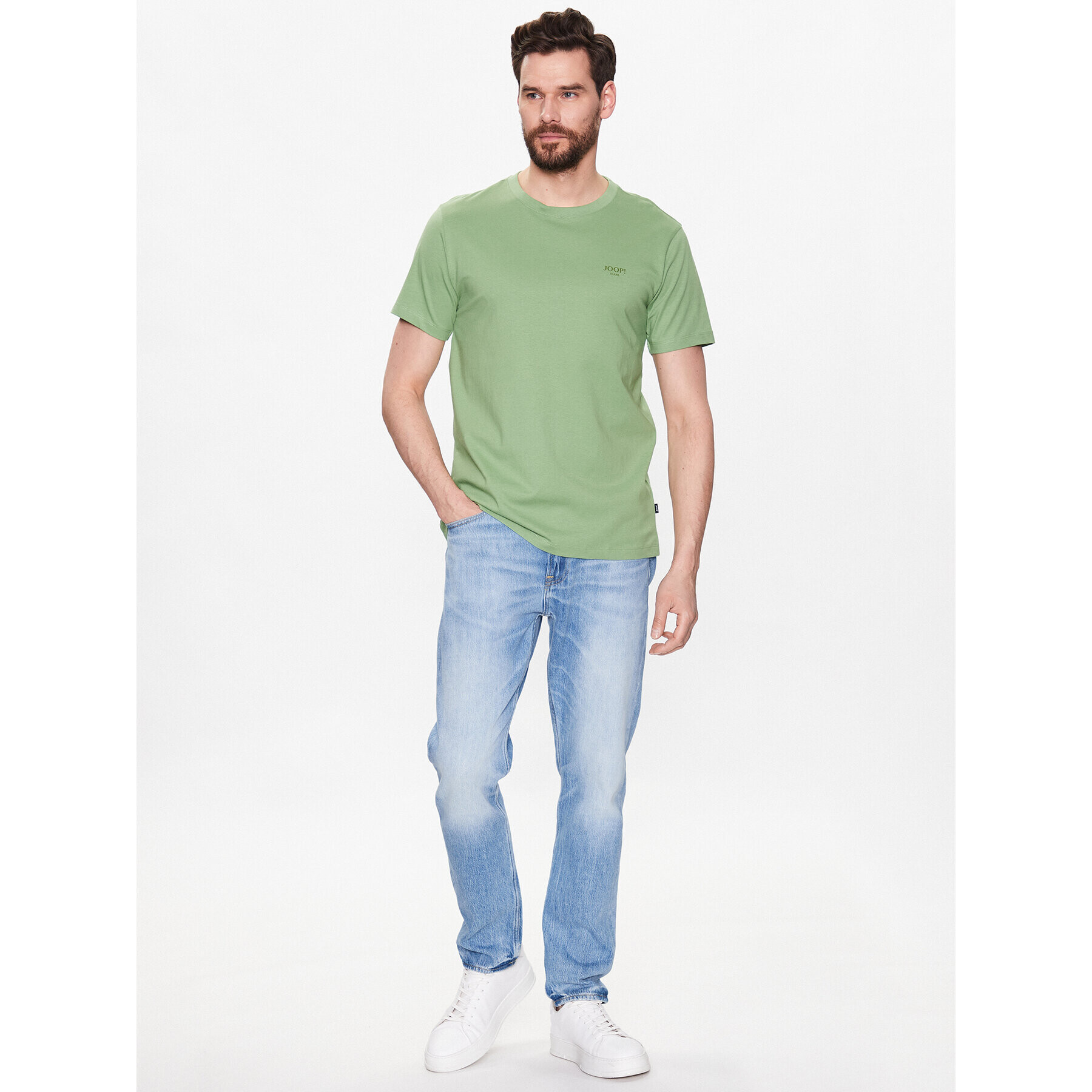 JOOP! Jeans Tricou 30027746 Verde Modern Fit - Pled.ro