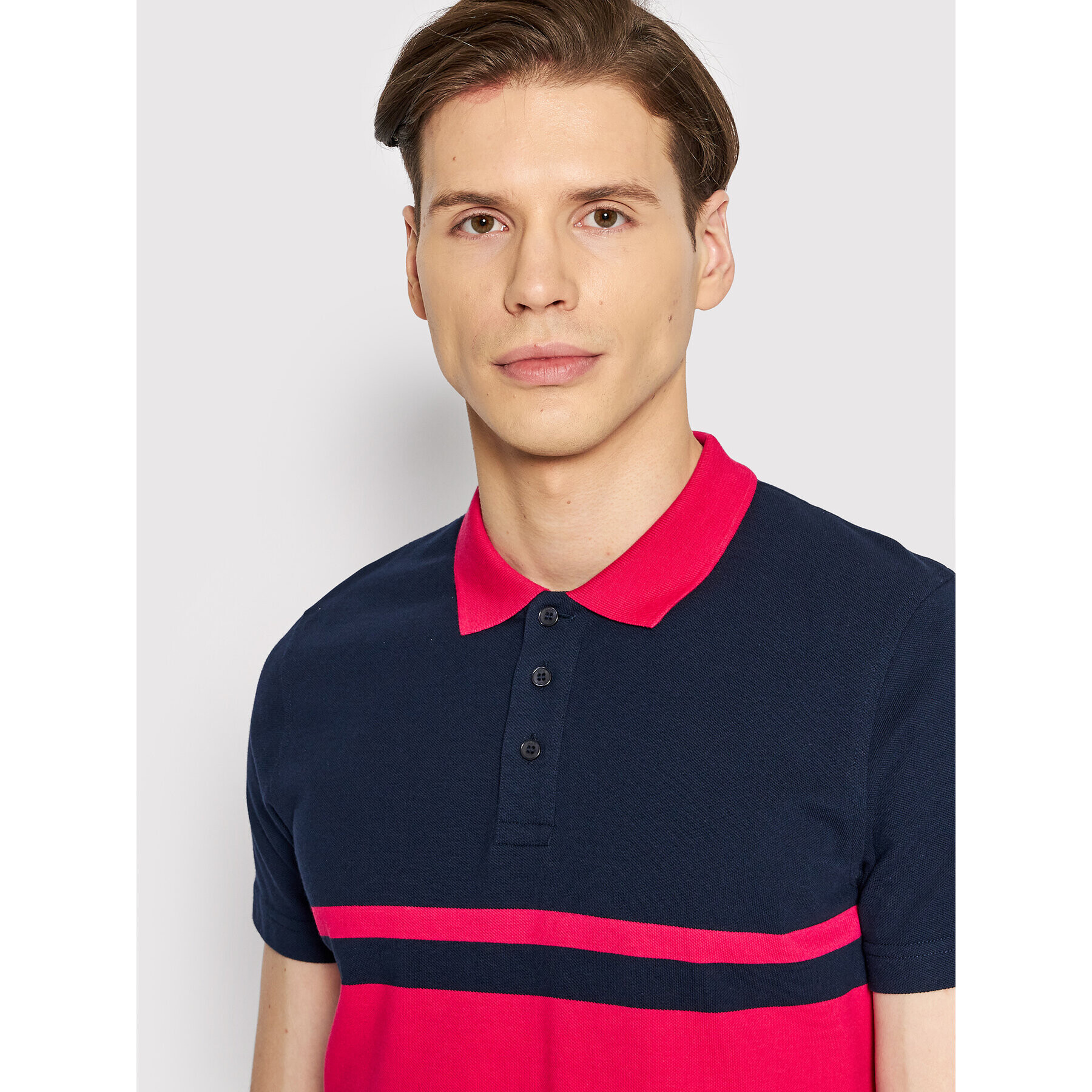 JOOP! Jeans Tricou polo 15 JJ222J029 30030969 Bleumarin Regular Fit - Pled.ro