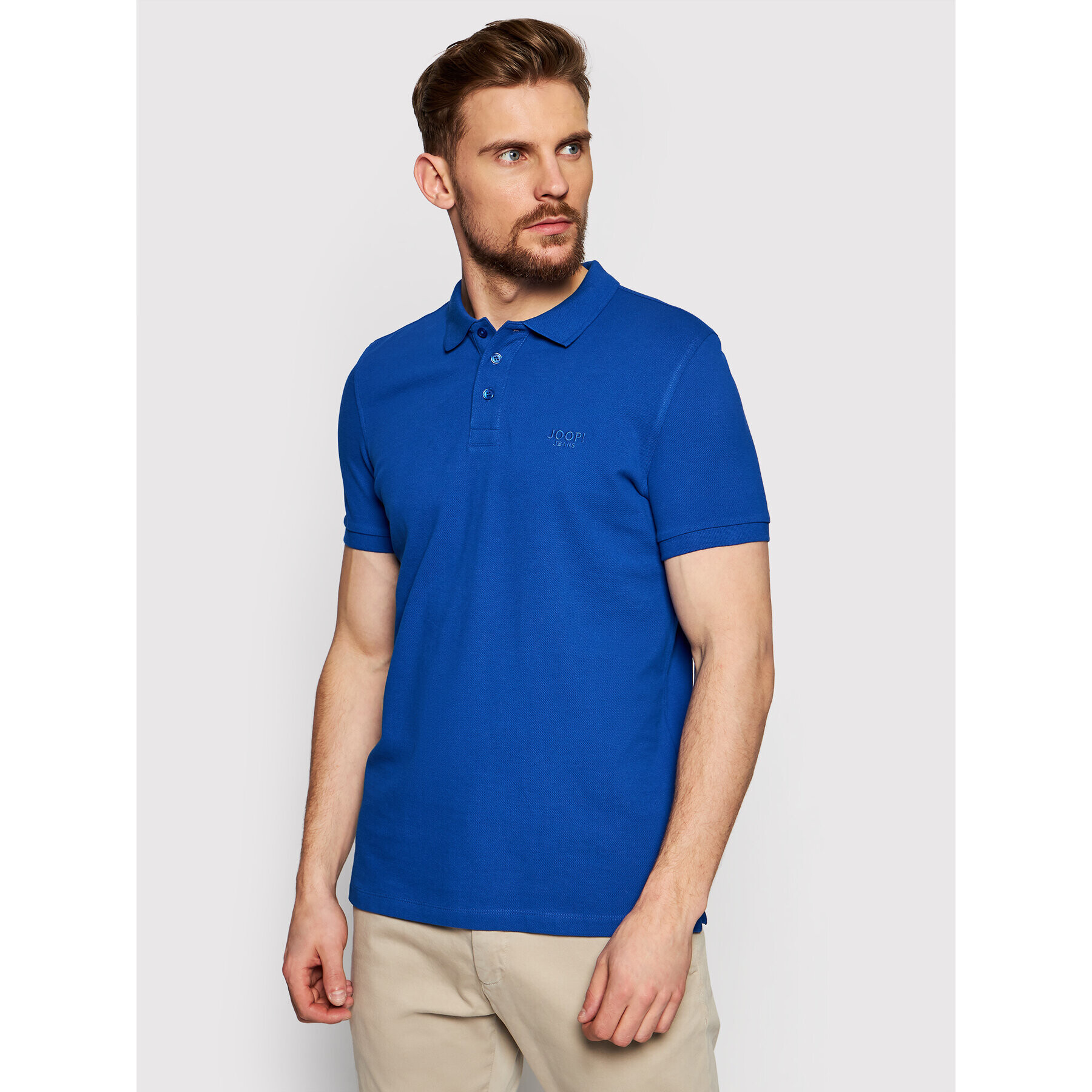 JOOP! Jeans Tricou polo 15 Jjj-01Beeke 30025783 Bleumarin Regular Fit - Pled.ro