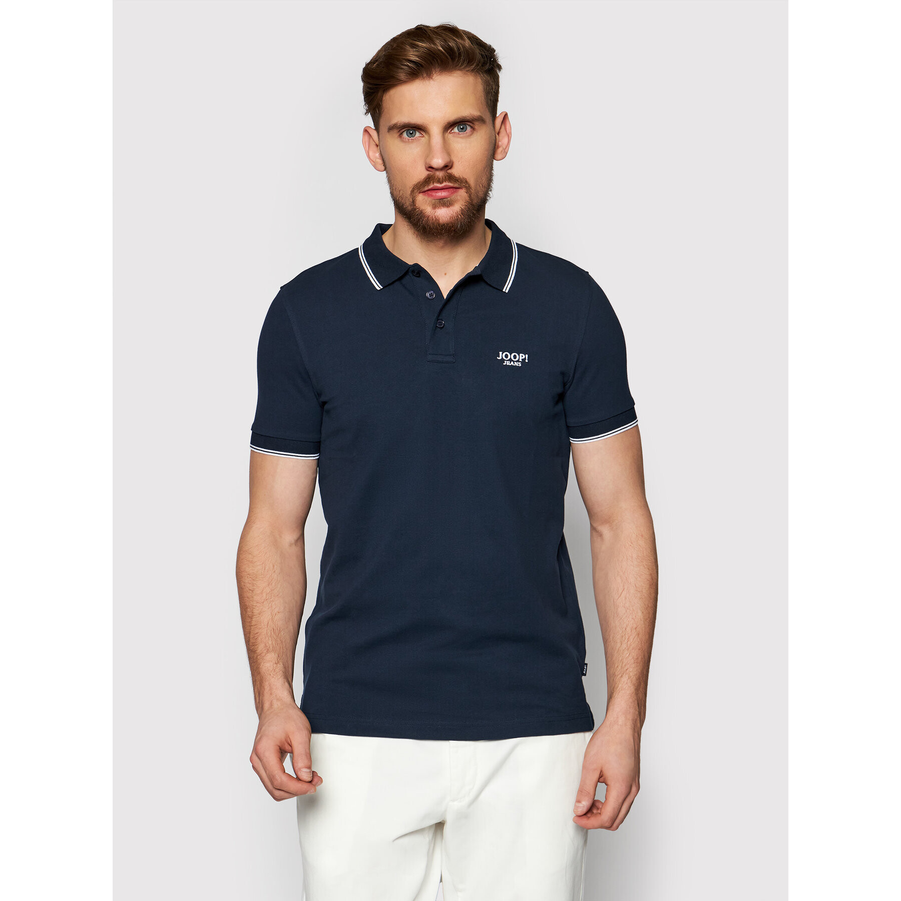 JOOP! Jeans Tricou polo 15 Jjj-04Agnello 30025567 Bleumarin Regular Fit - Pled.ro