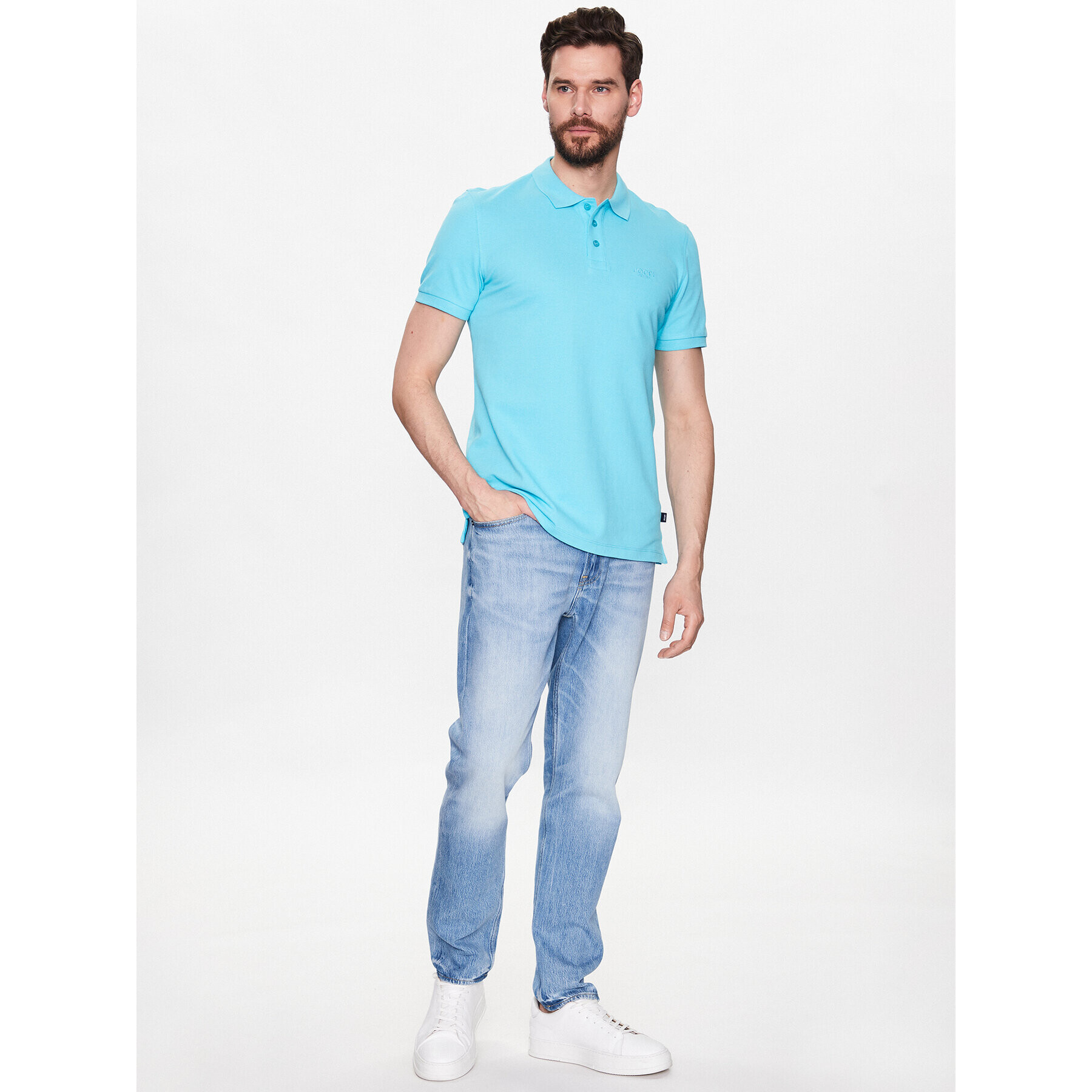 JOOP! Jeans Tricou polo 30025783 Albastru Modern Fit - Pled.ro