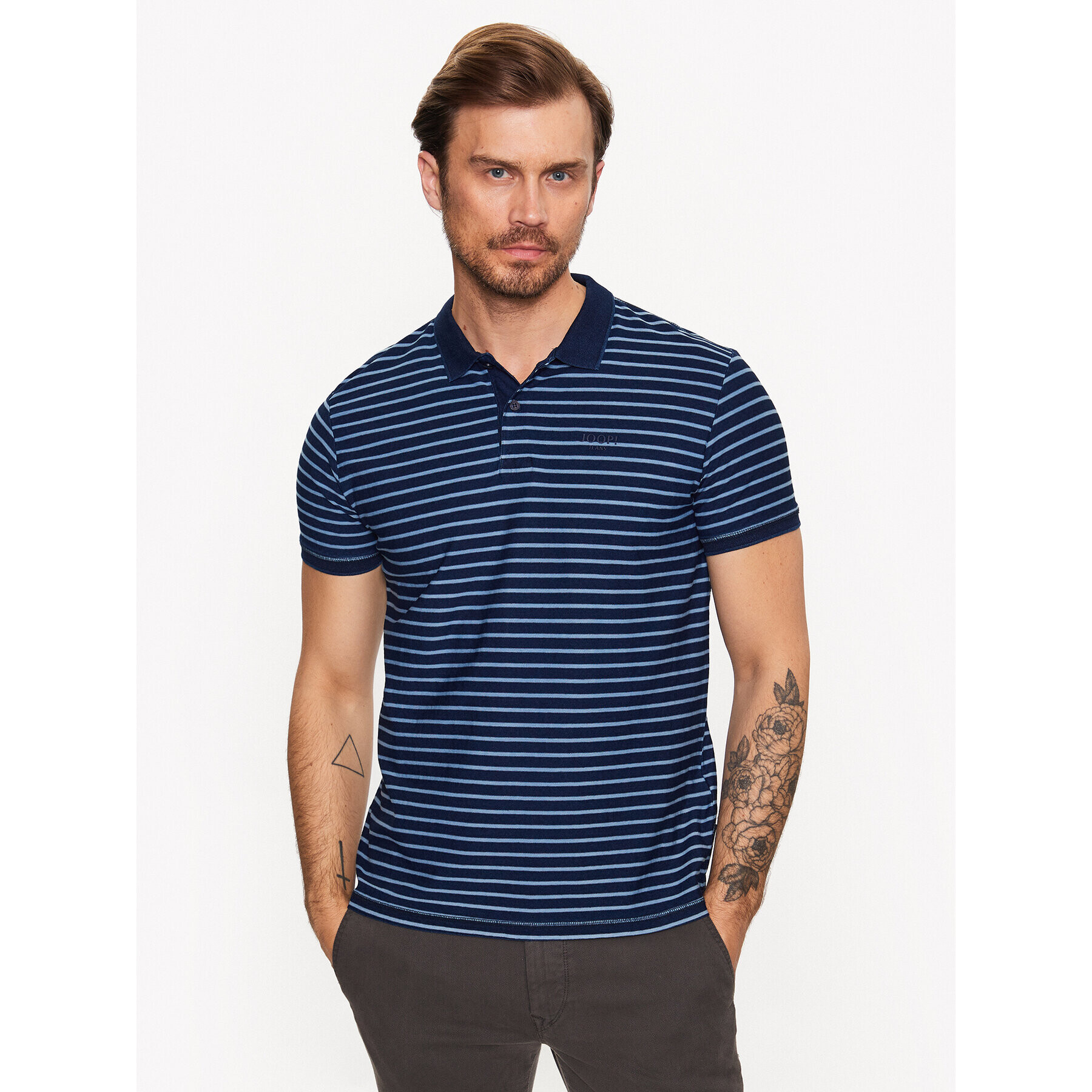 JOOP! Jeans Tricou polo 30036056 Albastru Modern Fit - Pled.ro