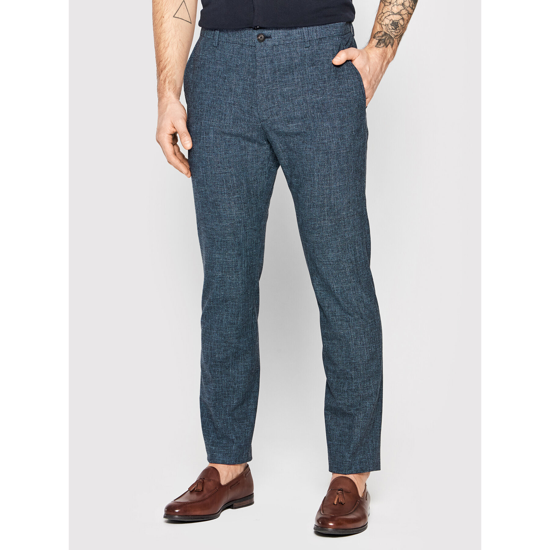 JOOP! Pantaloni chino 17 Jt-18Hank 30032070 Bleumarin Slim Fit - Pled.ro