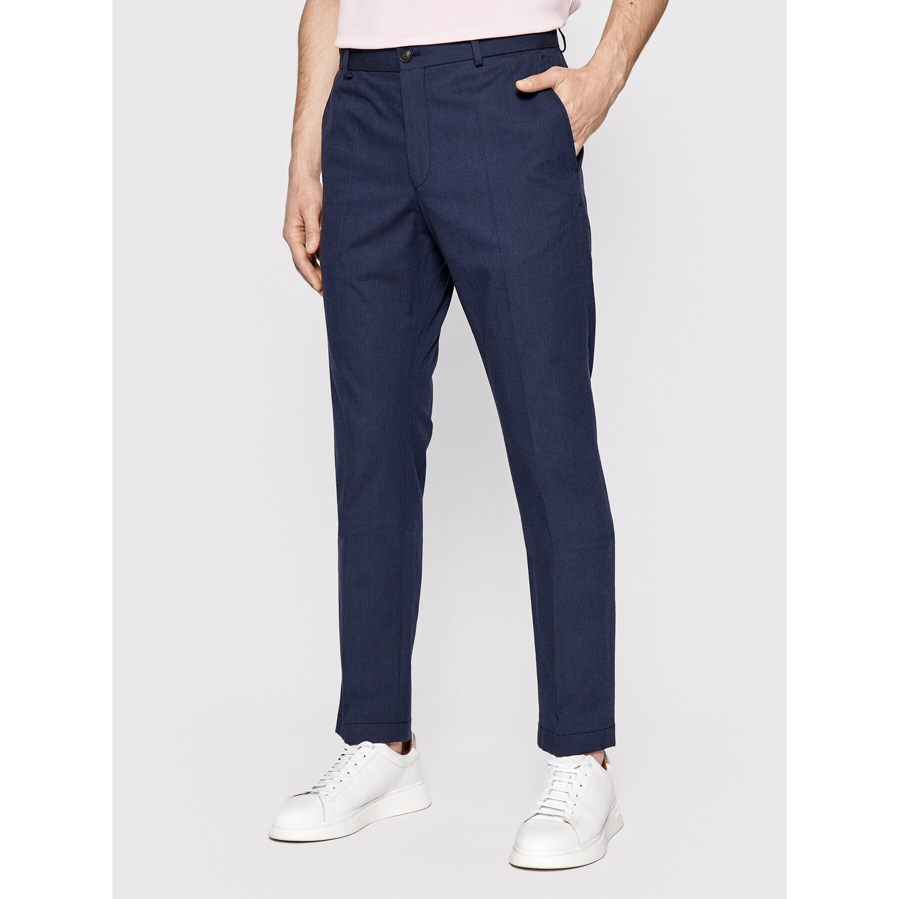 JOOP! Pantaloni chino 17 Jt-18Hank12-T 30031947 Bleumarin Slim Fit - Pled.ro