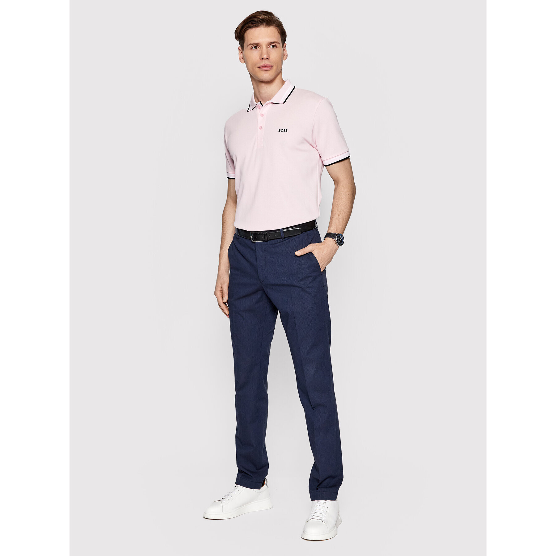 JOOP! Pantaloni chino 17 Jt-18Hank12-T 30031947 Bleumarin Slim Fit - Pled.ro