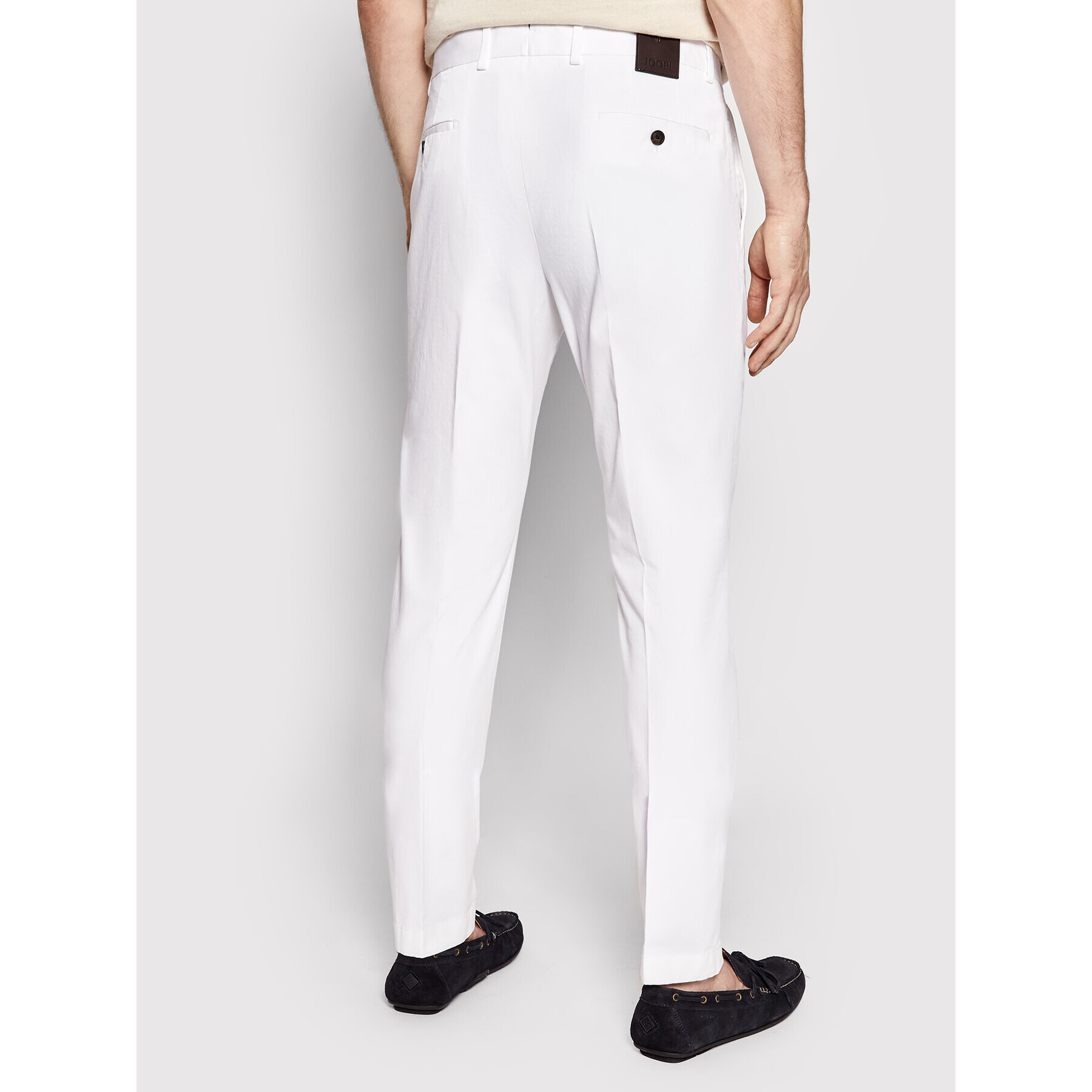 JOOP! Pantaloni chino 17 JT-18HANK12-W 30031773 Alb Slim Fit - Pled.ro