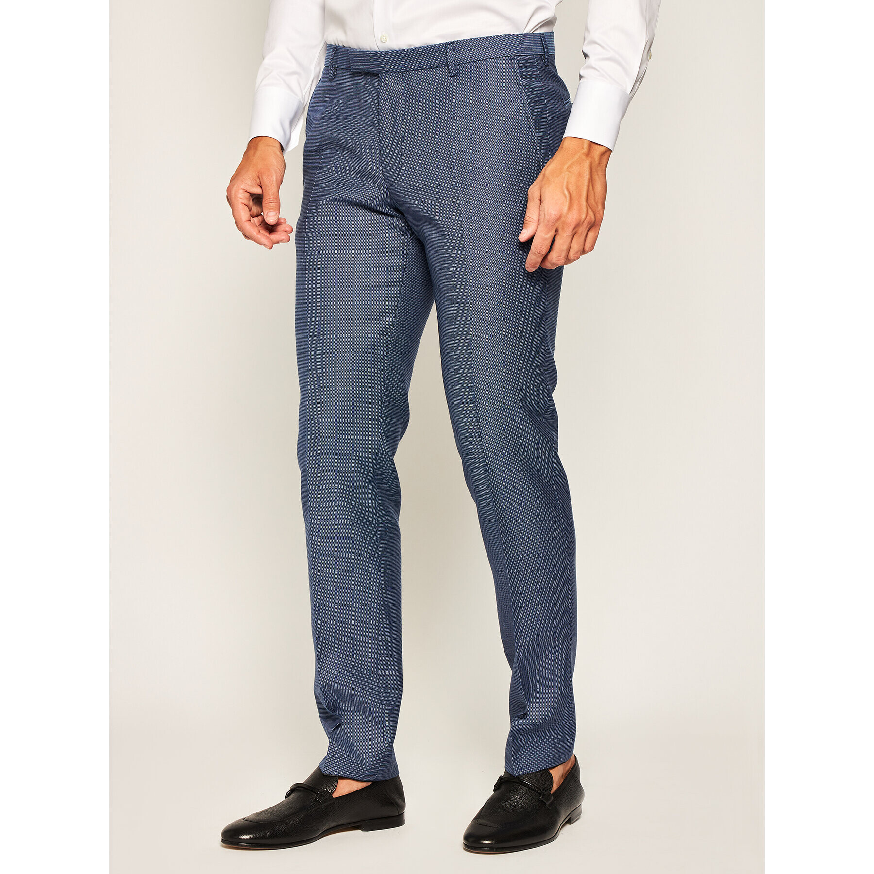 JOOP! Pantaloni de costum 17 JT-02Blayr 30020473 Bleumarin Slim Fit - Pled.ro