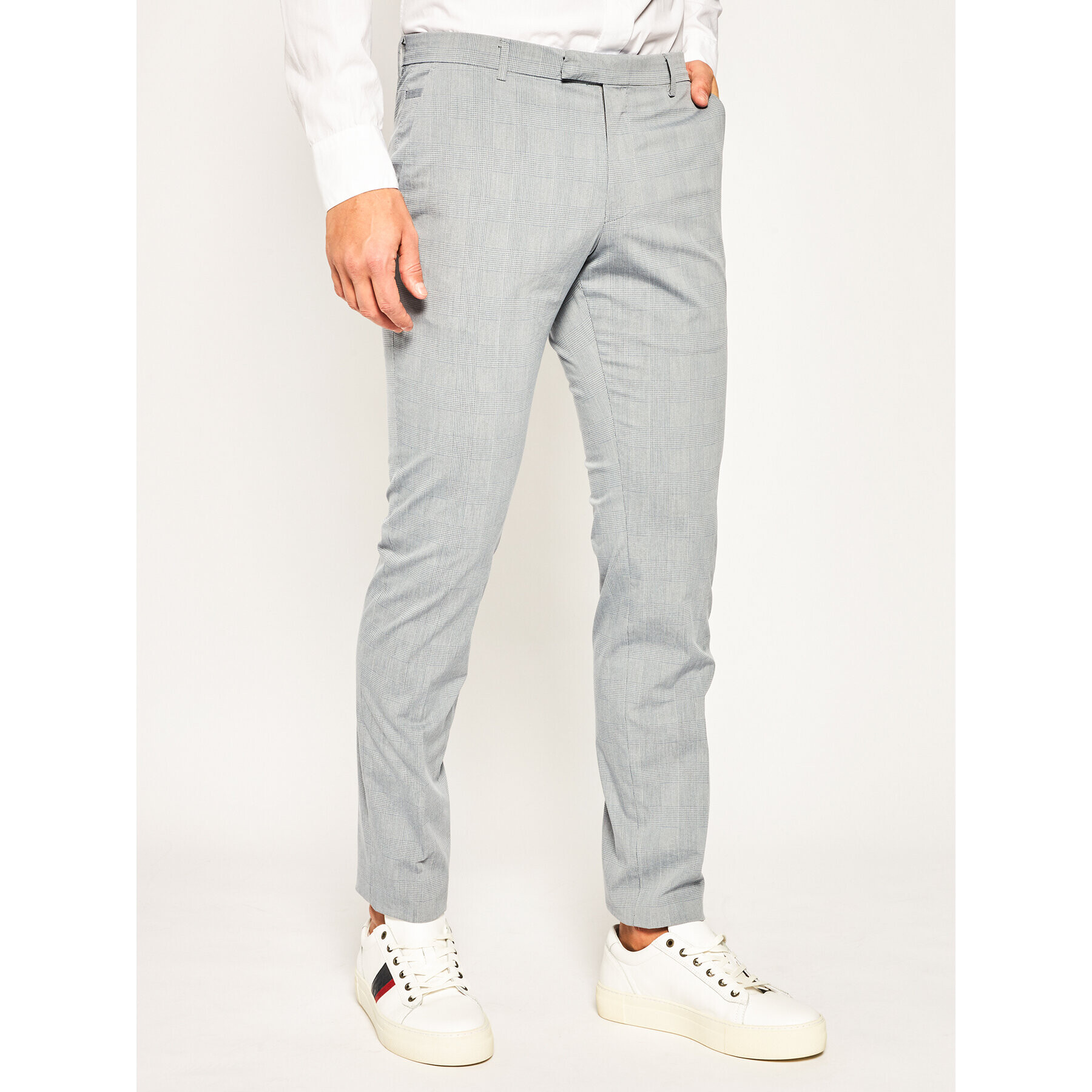 JOOP! Pantaloni din material 17 Jt-10Exile-W 30020069 Gri Extra Slim Fit - Pled.ro