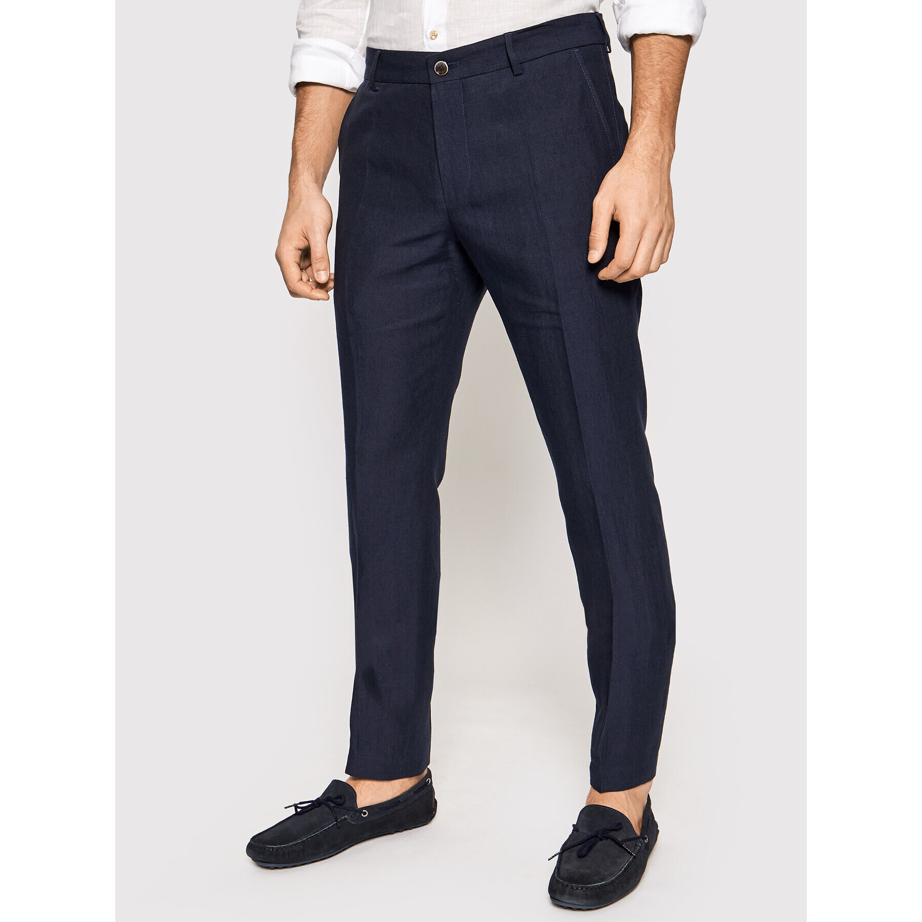 JOOP! Pantaloni chino 17 Jt-18Hank 30026548 Bleumarin Slim Fit - Pled.ro