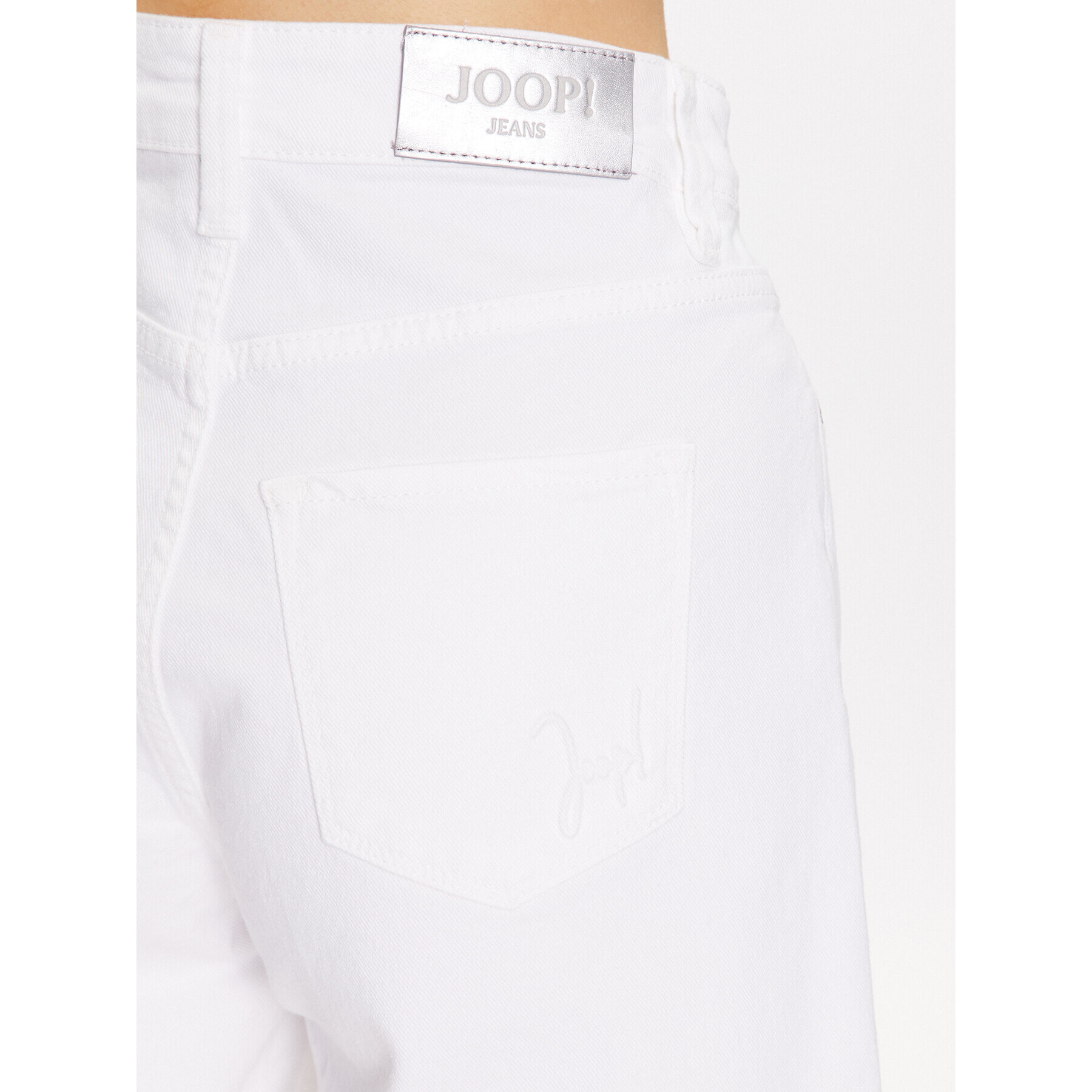 JOOP! Pantaloni scurți de blugi 30037419 Alb Relaxed Fit - Pled.ro