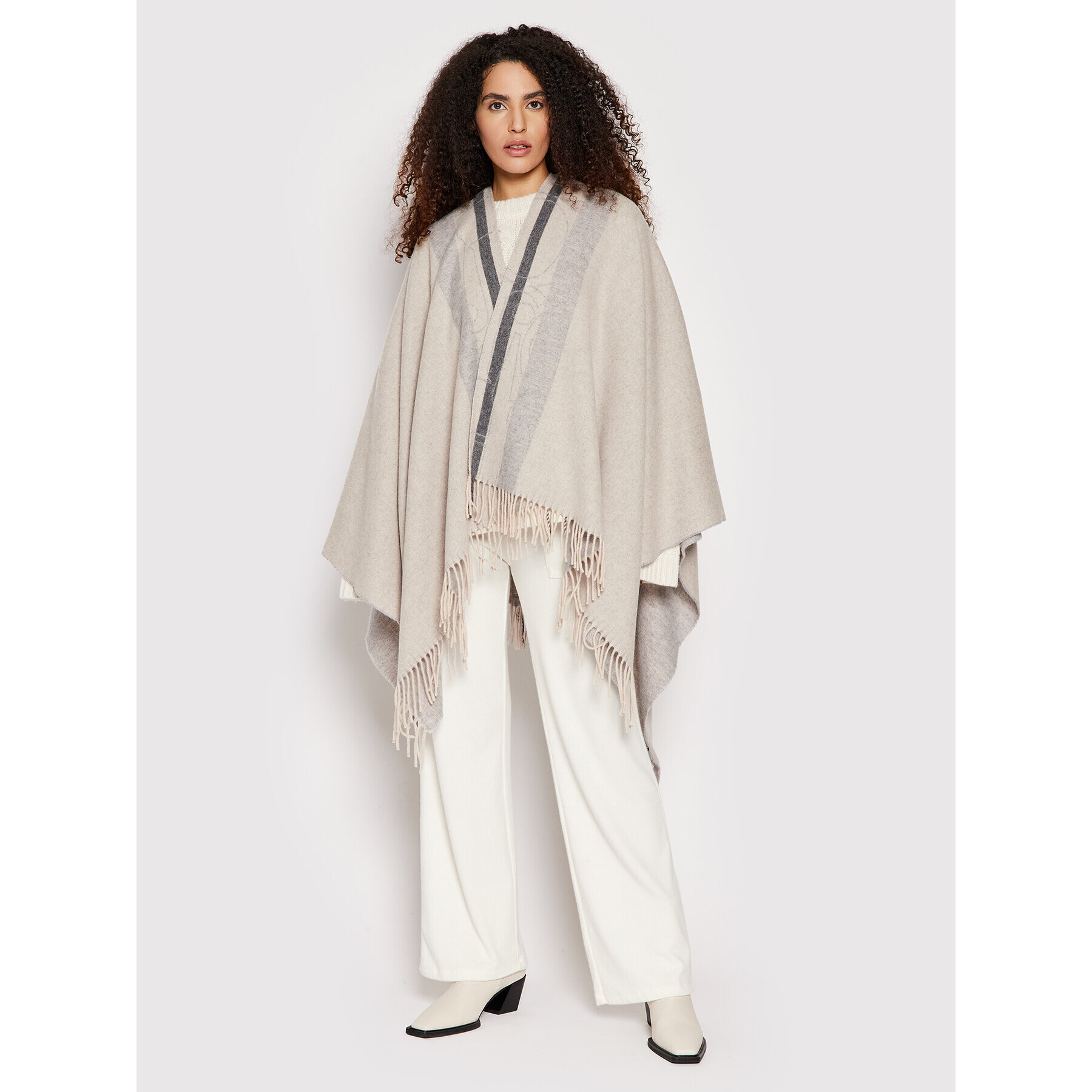 JOOP! Poncho 58 Jw221A107 30030020 Gri Regular Fit - Pled.ro