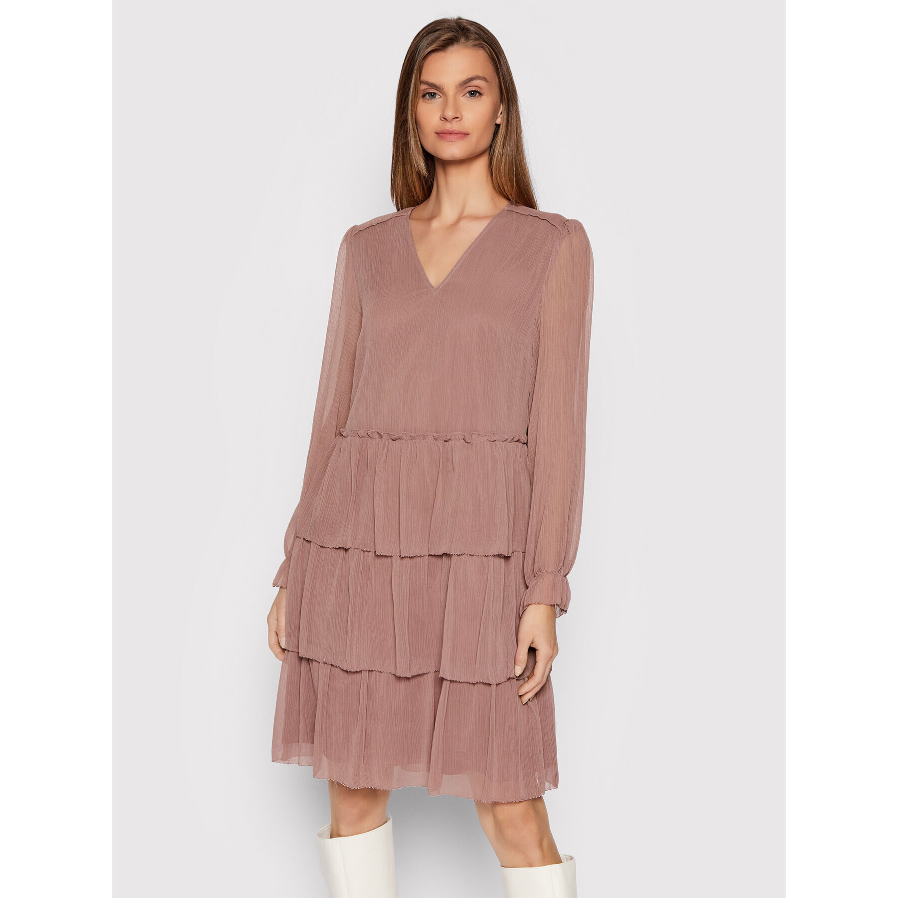 JOOP! Rochie cocktail JW221D102 30030104 Roz Relaxed Fit - Pled.ro