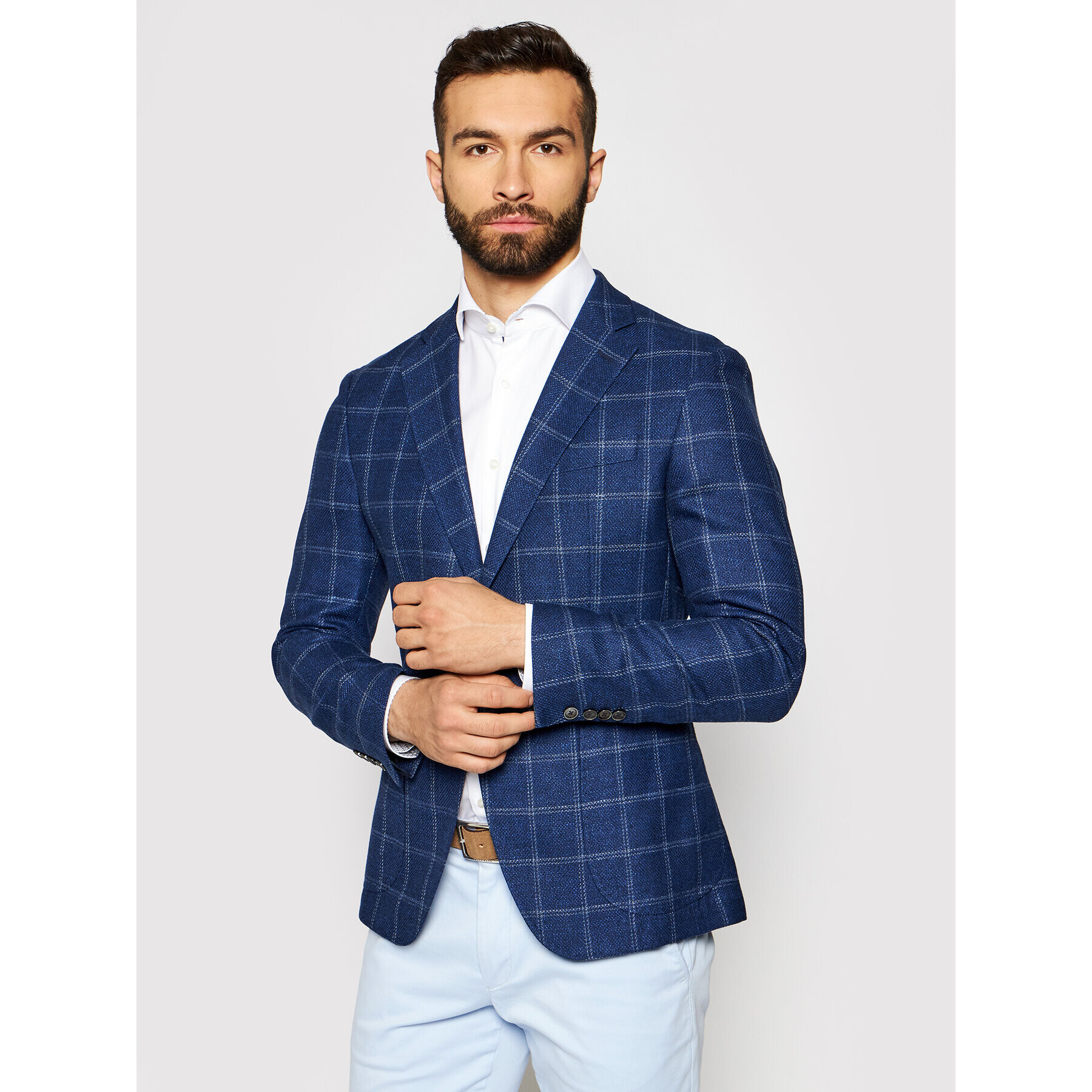 JOOP! Sacou 17 JB-47Hoverest 30026611 Bleumarin Slim Fit - Pled.ro