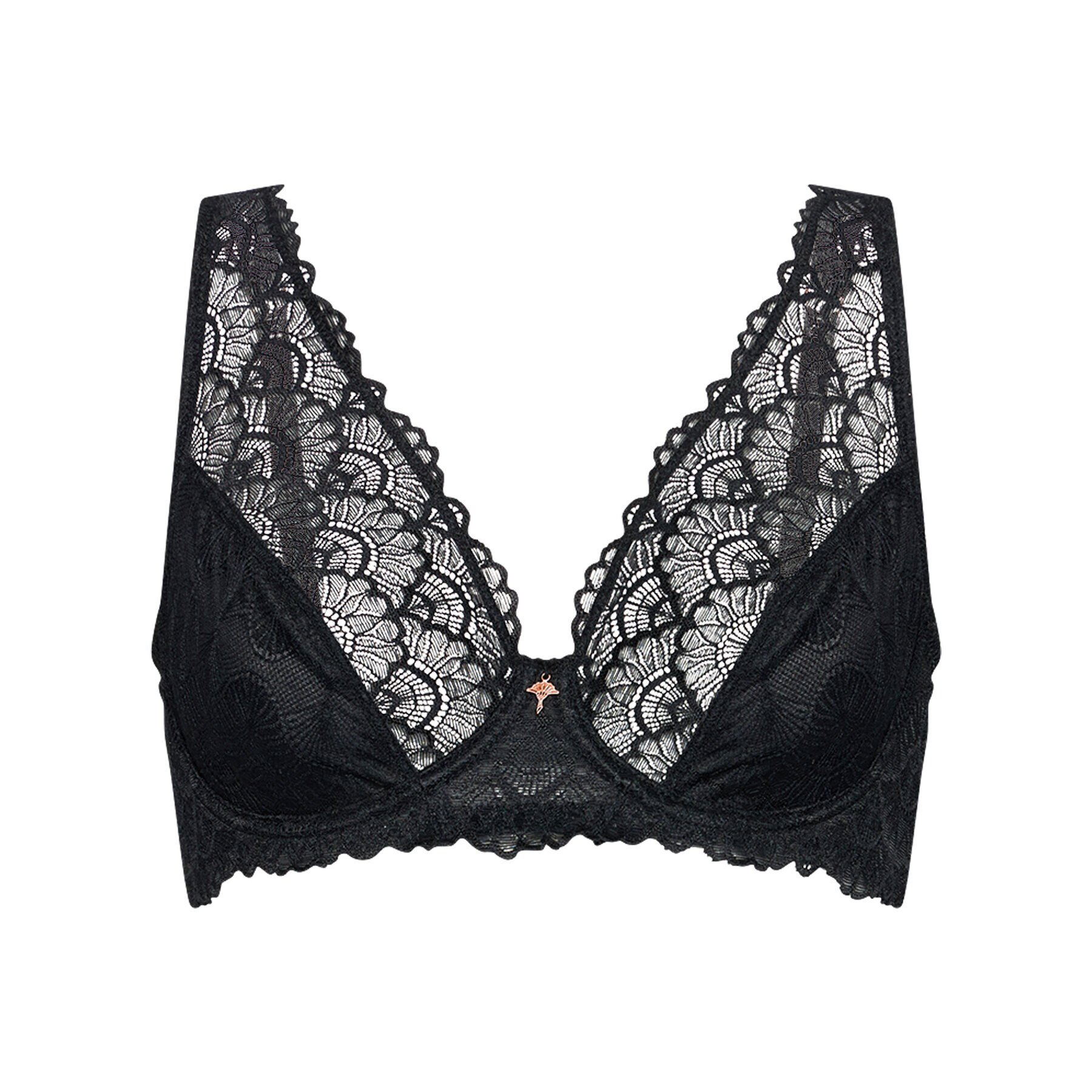 JOOP! Sutien cu armătură Lovely Lace 607015 Negru - Pled.ro