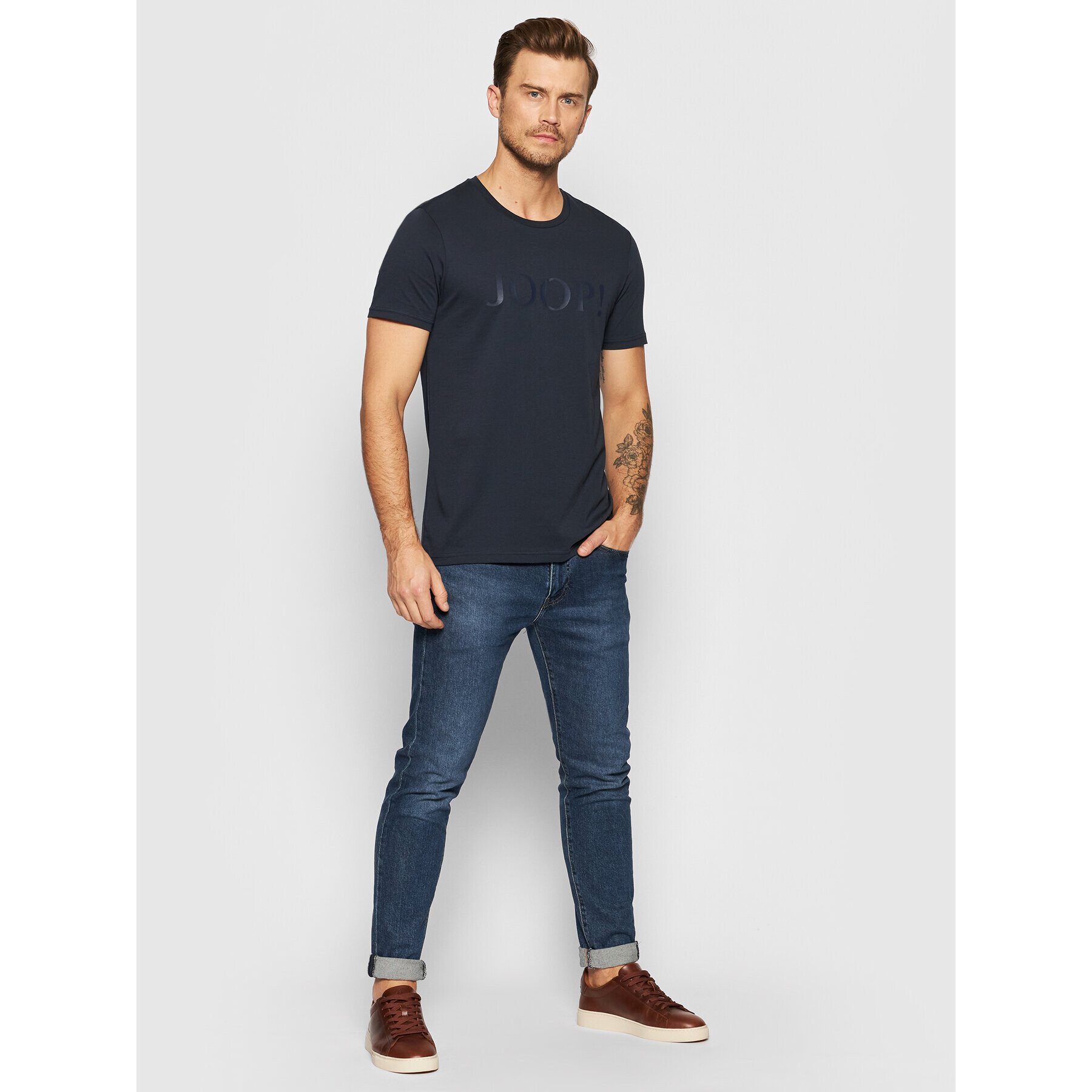 JOOP! Tricou 17 HH-01Alerio-1 30028303 Bleumarin Regular Fit - Pled.ro