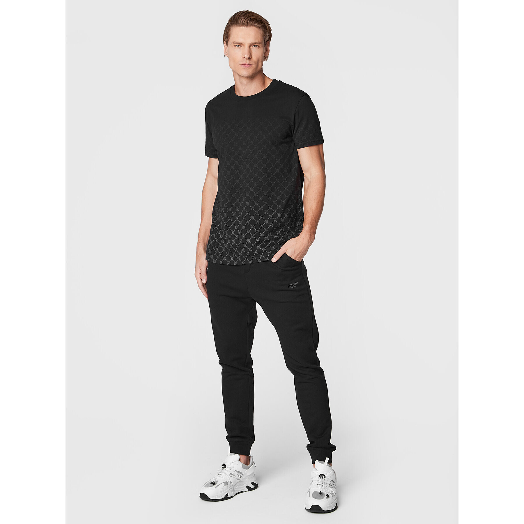 JOOP! Tricou 17 J224J058 30032380 Negru Regular Fit - Pled.ro