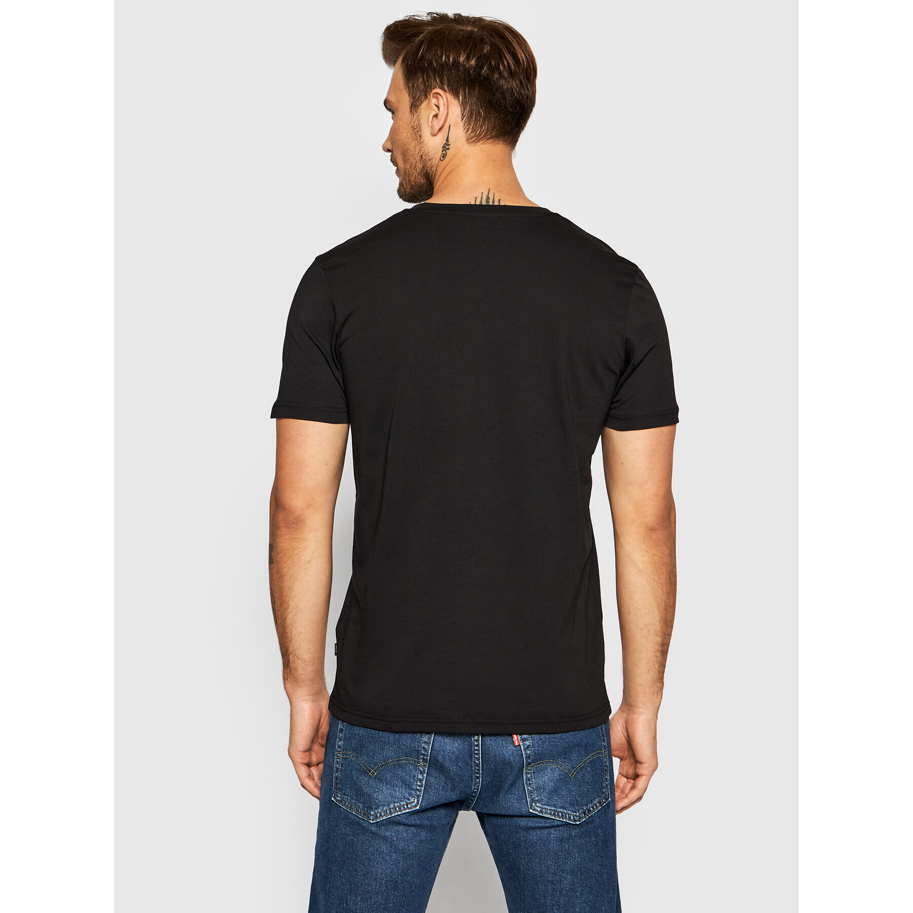 JOOP! Tricou 17 Jj-01Alerio-2 30028304 Negru Regular Fit - Pled.ro