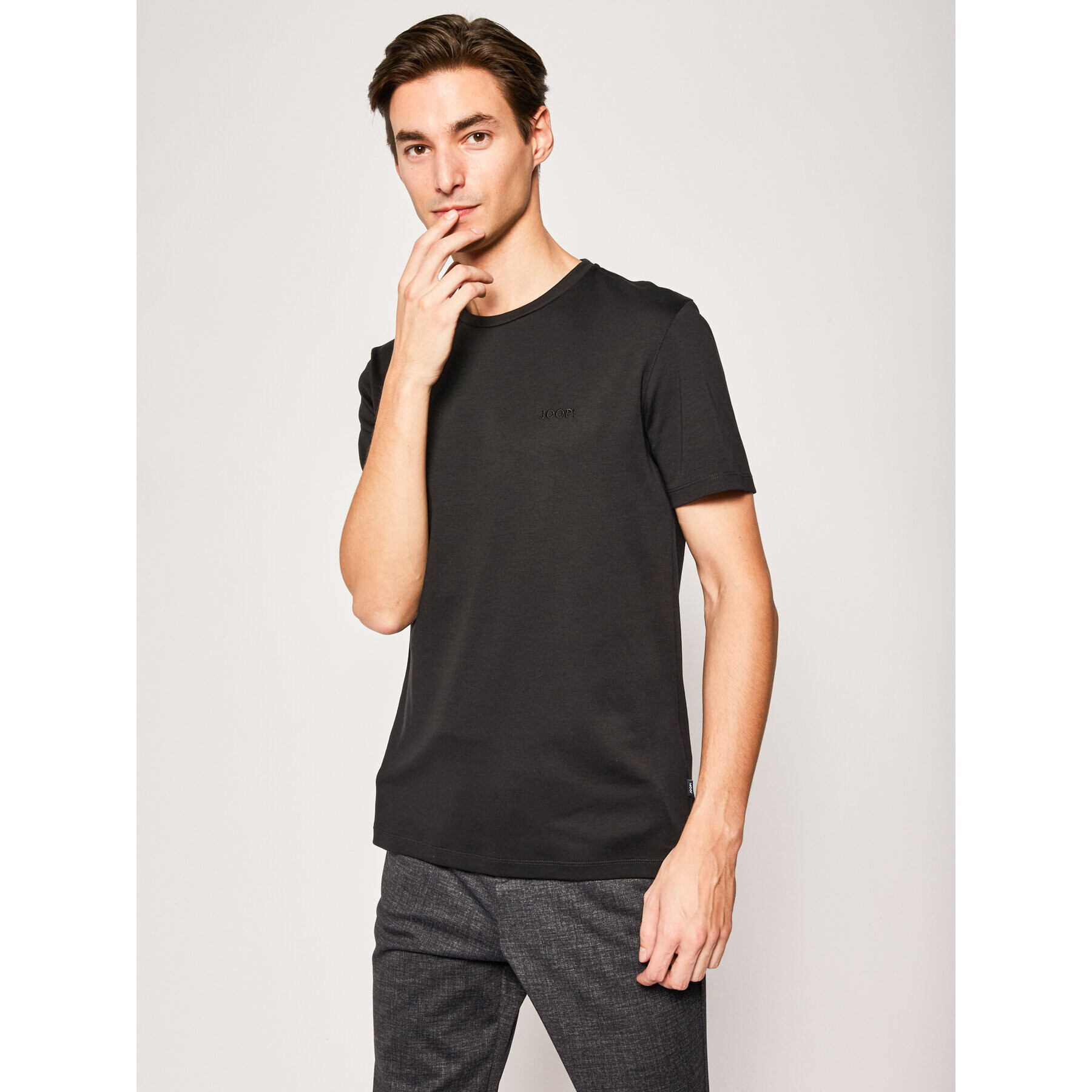 JOOP! Tricou 17 JJ-02Corrado 30019789 Negru Regular Fit - Pled.ro