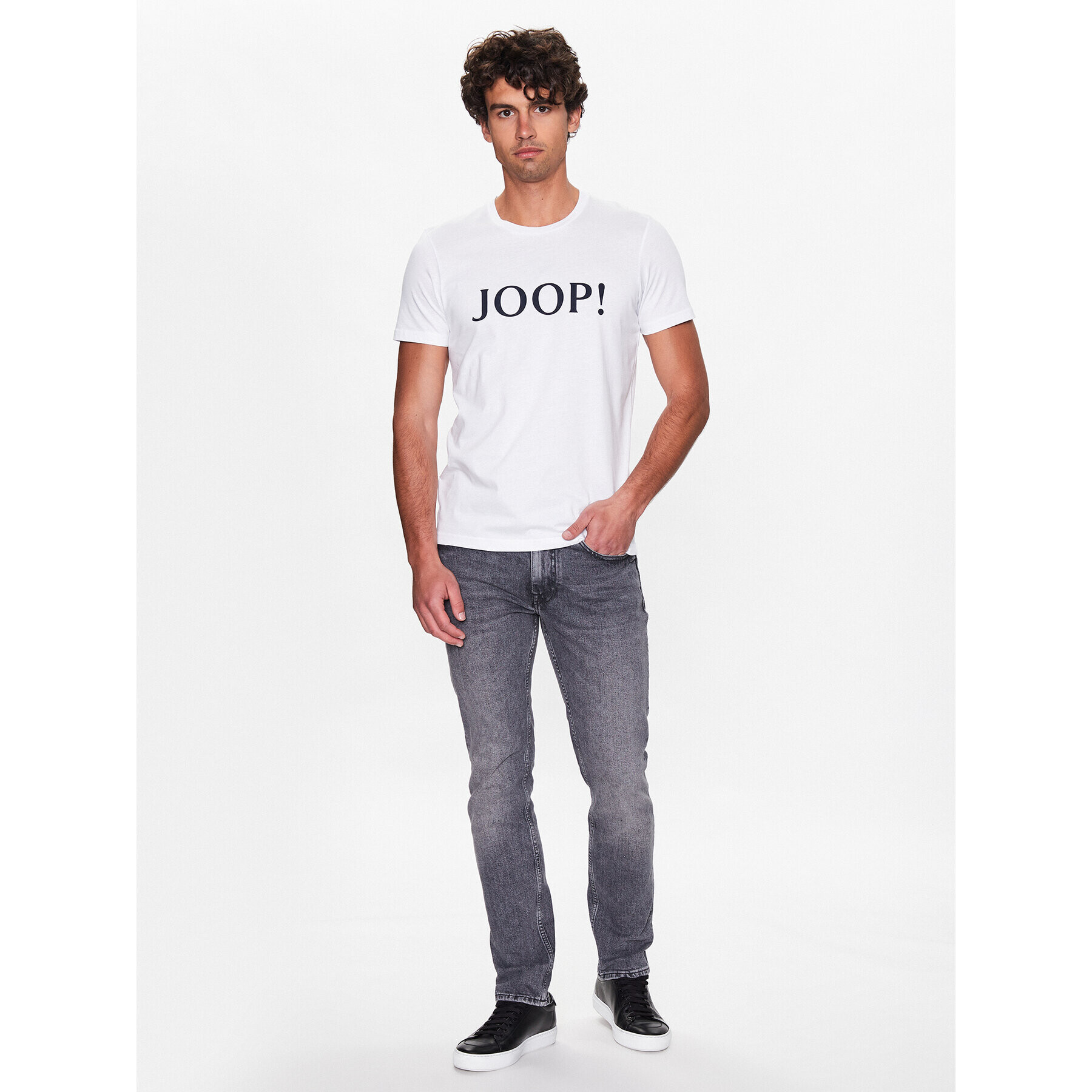 JOOP! Tricou 30036105 Alb Modern Fit - Pled.ro