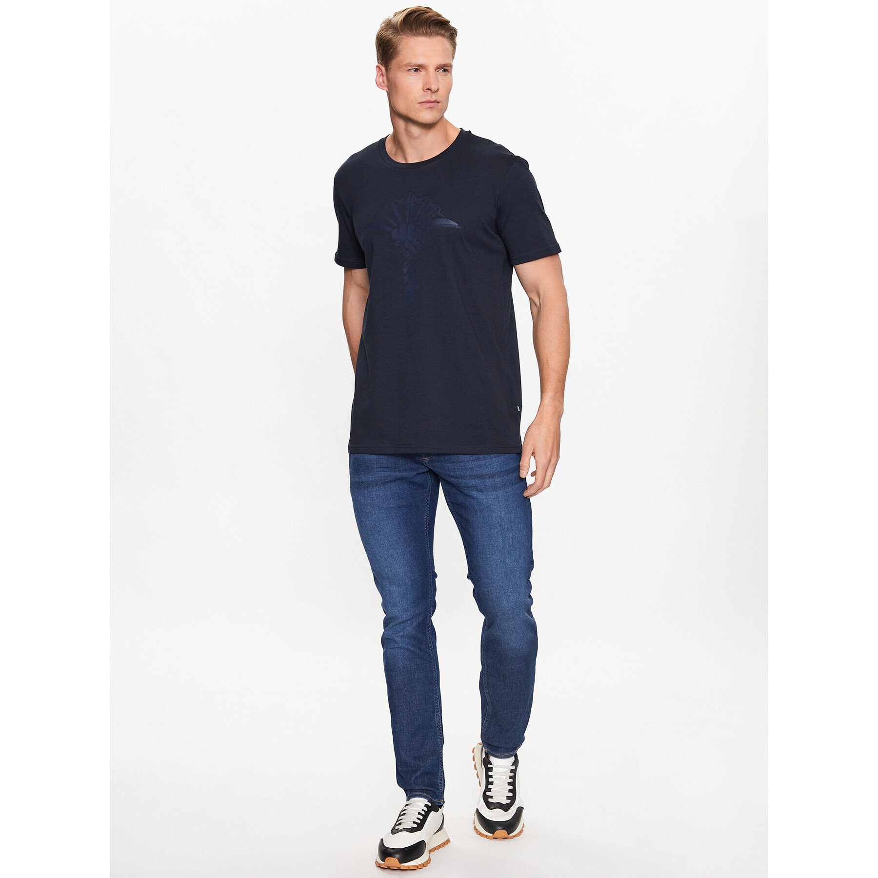 JOOP! Tricou 30036109 Albastru Modern Fit - Pled.ro