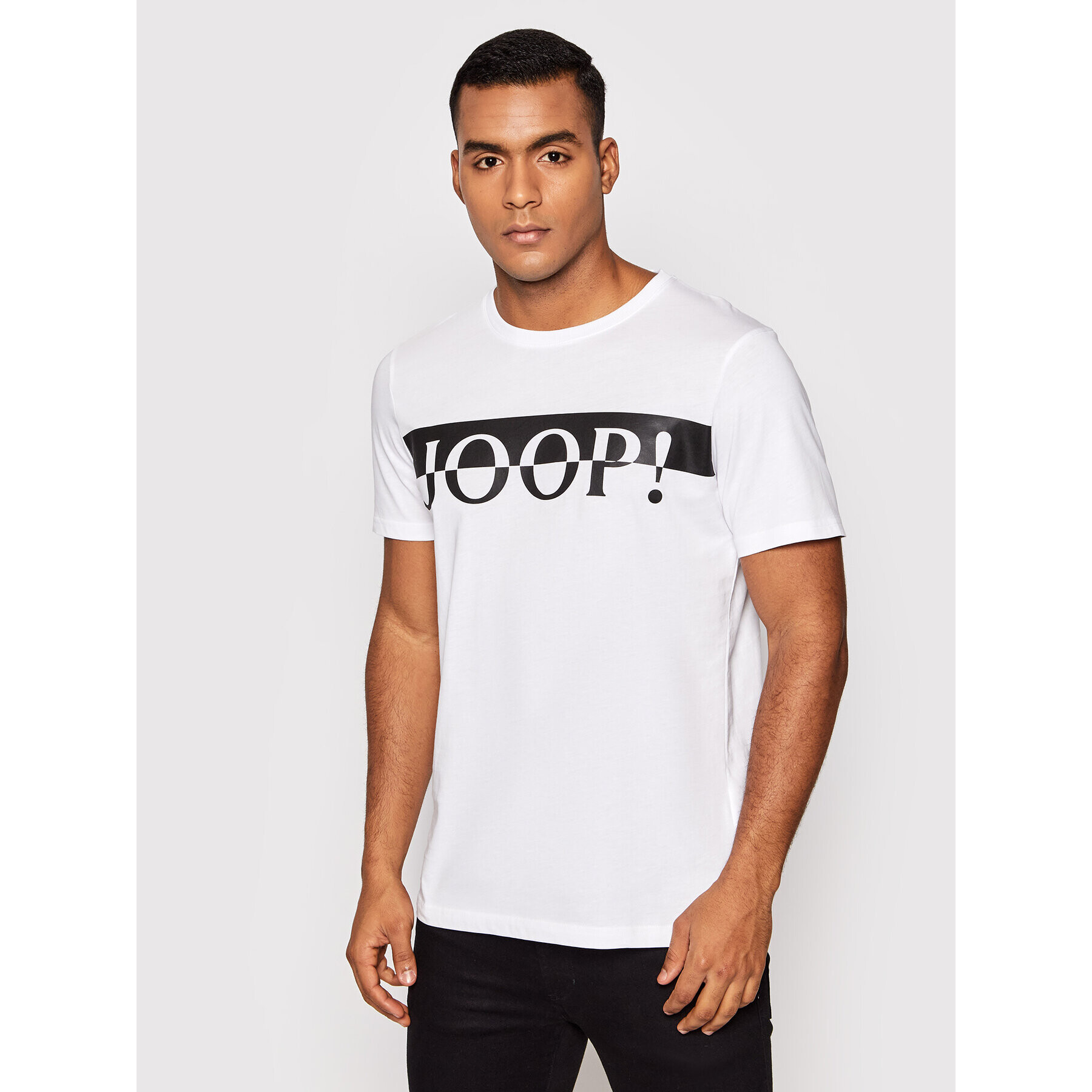 JOOP! Tricou J221J001 30029975 Alb Regular Fit - Pled.ro