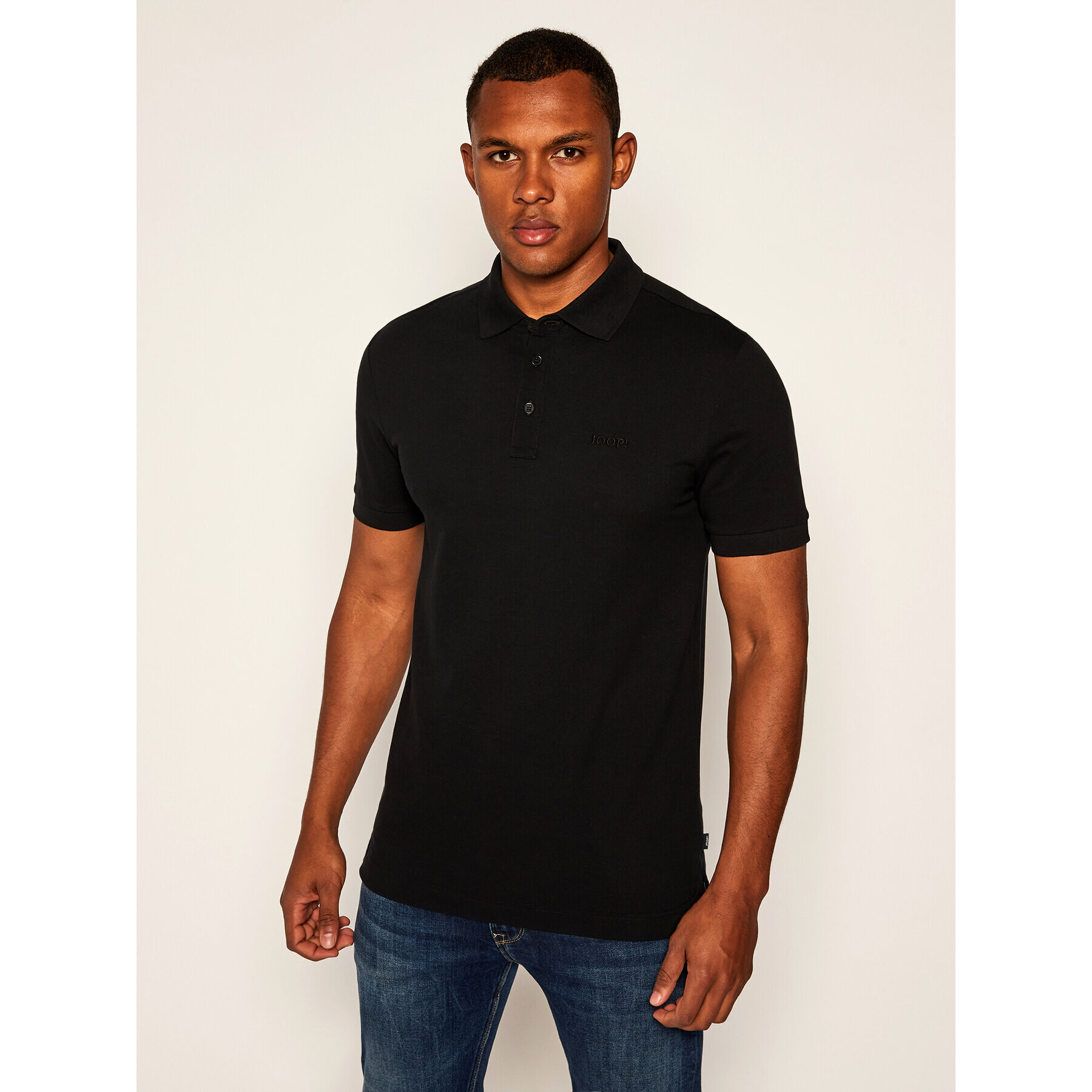 JOOP! Tricou polo 17 JJ-02Primus 30013368 Negru Slim Fit - Pled.ro