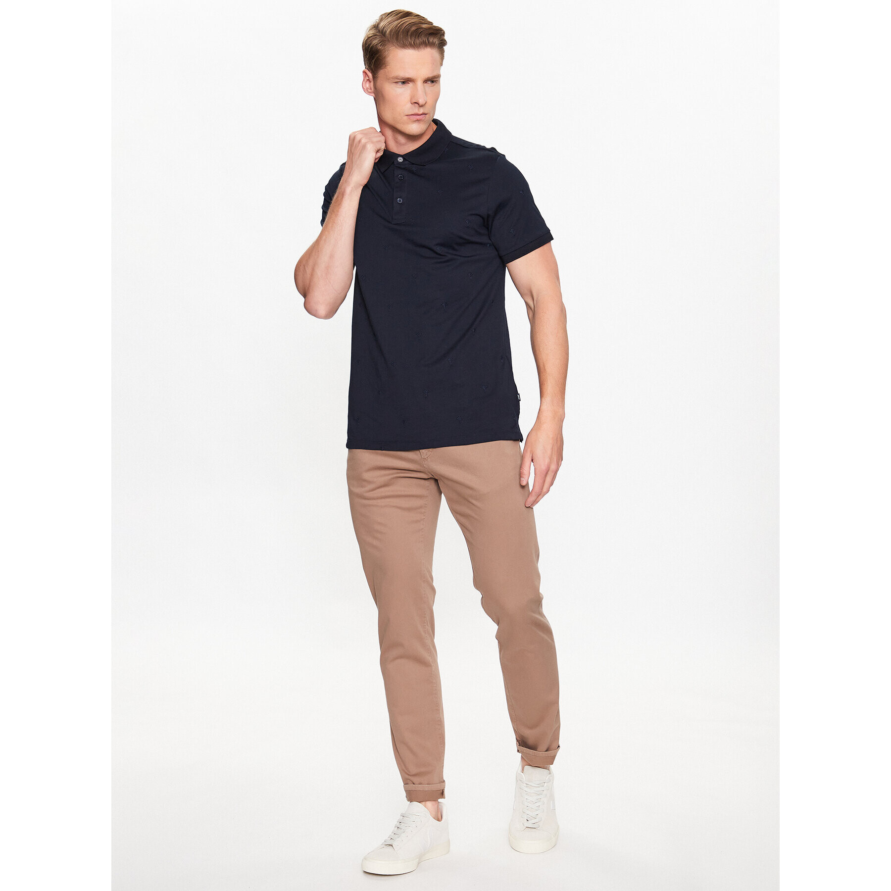 JOOP! Tricou polo 30036177 Albastru Modern Fit - Pled.ro