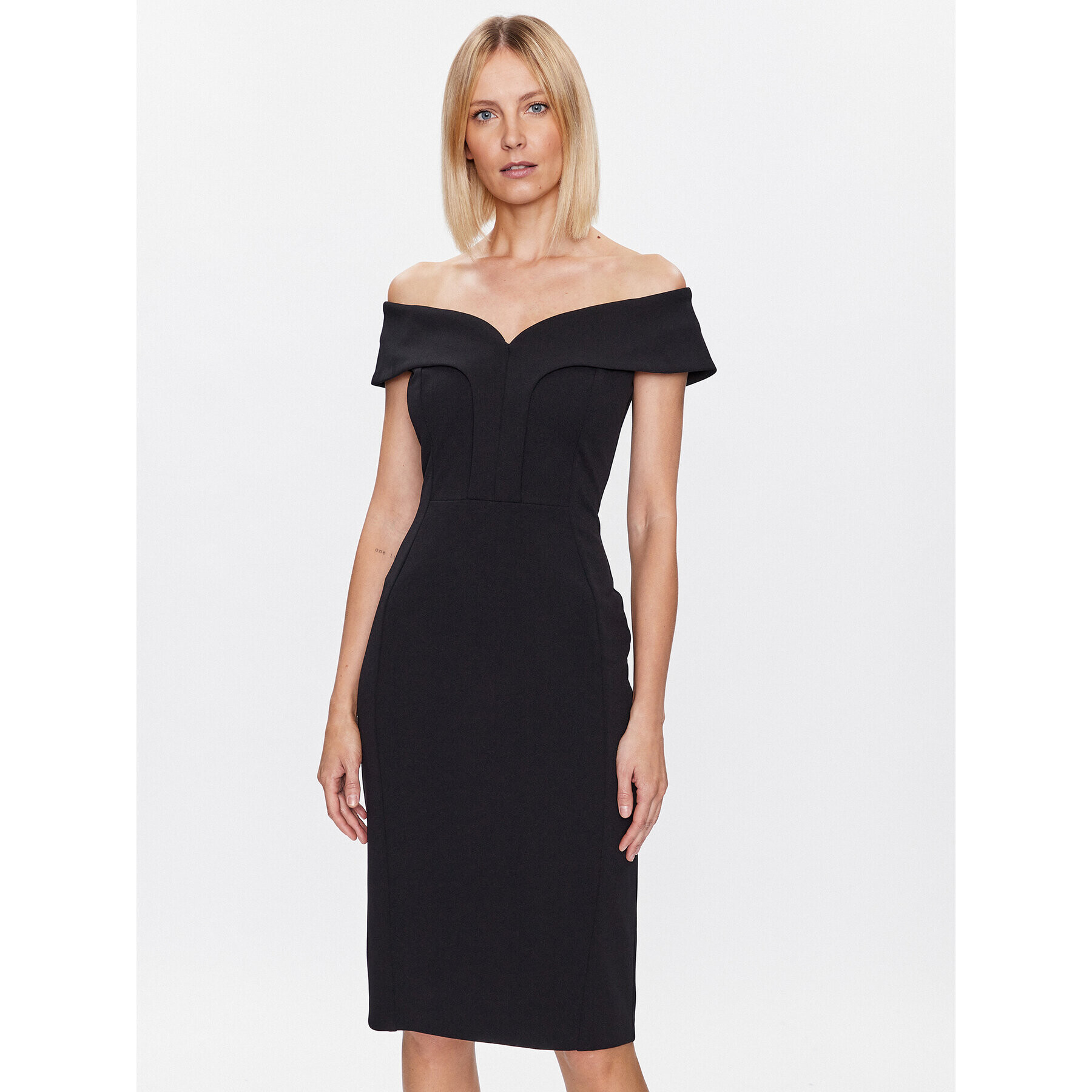 Joseph Ribkoff Rochie cocktail 231756 Negru Slim Fit - Pled.ro