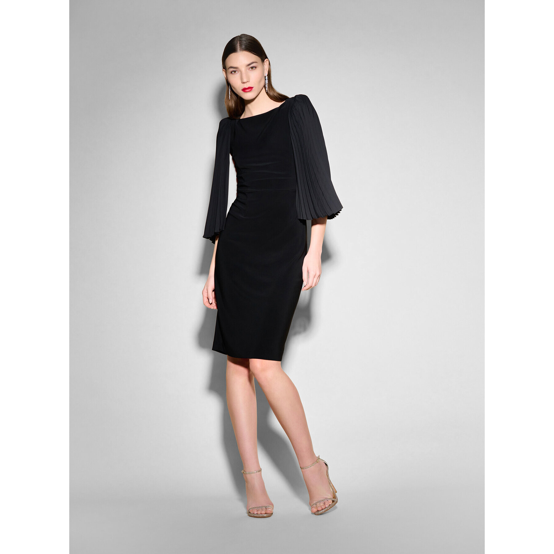 Joseph Ribkoff Rochie cocktail 233766 Negru Slim Fit - Pled.ro