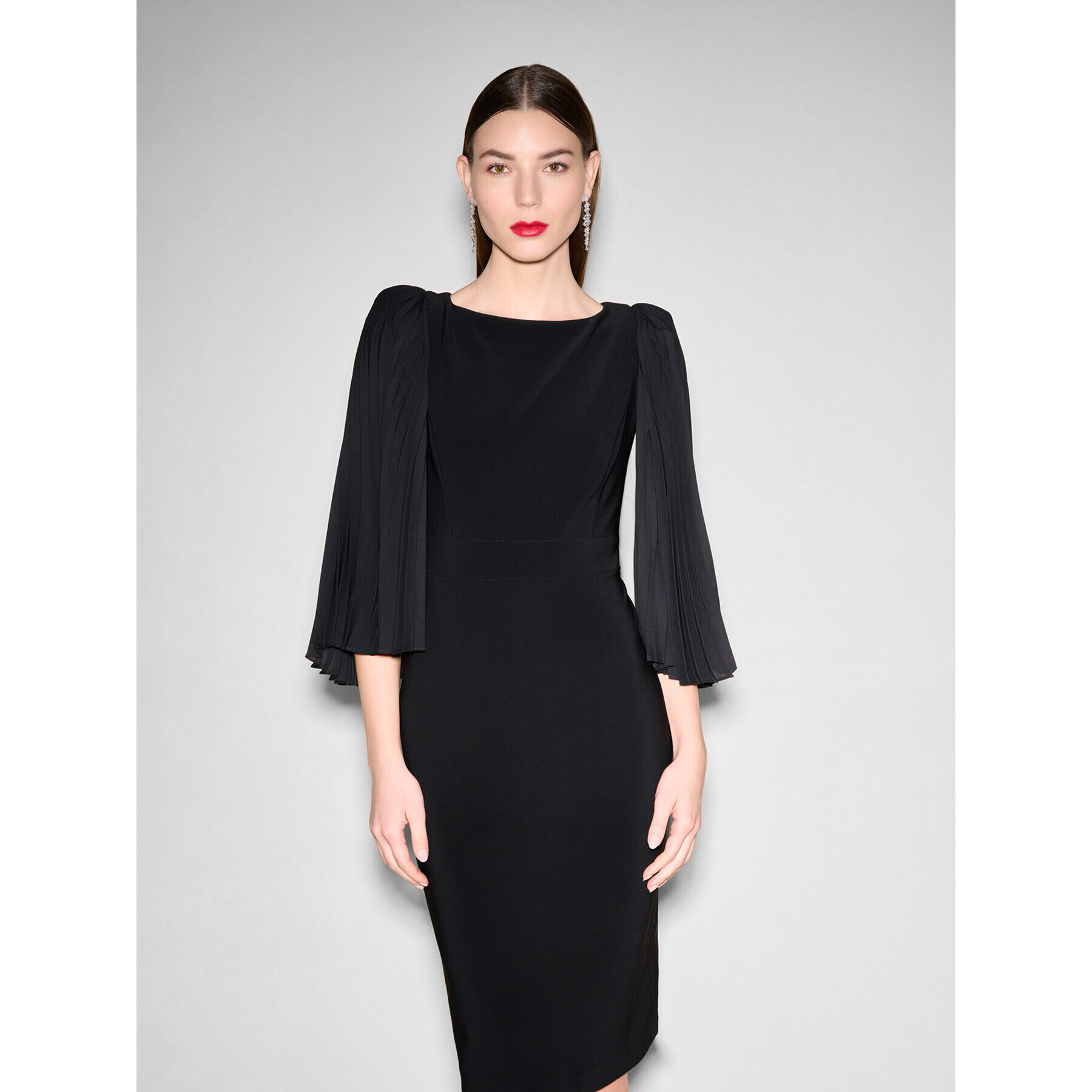 Joseph Ribkoff Rochie cocktail 233766 Negru Slim Fit - Pled.ro