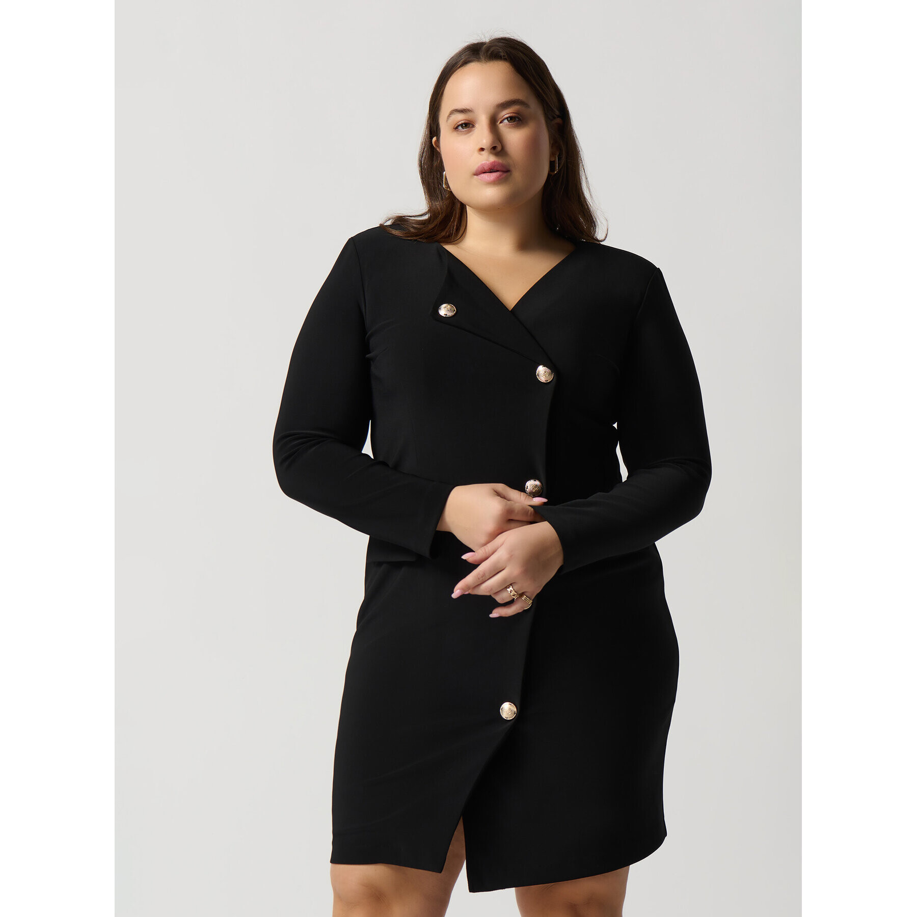 Joseph Ribkoff Rochie cocktail 234153 Negru Slim Fit - Pled.ro