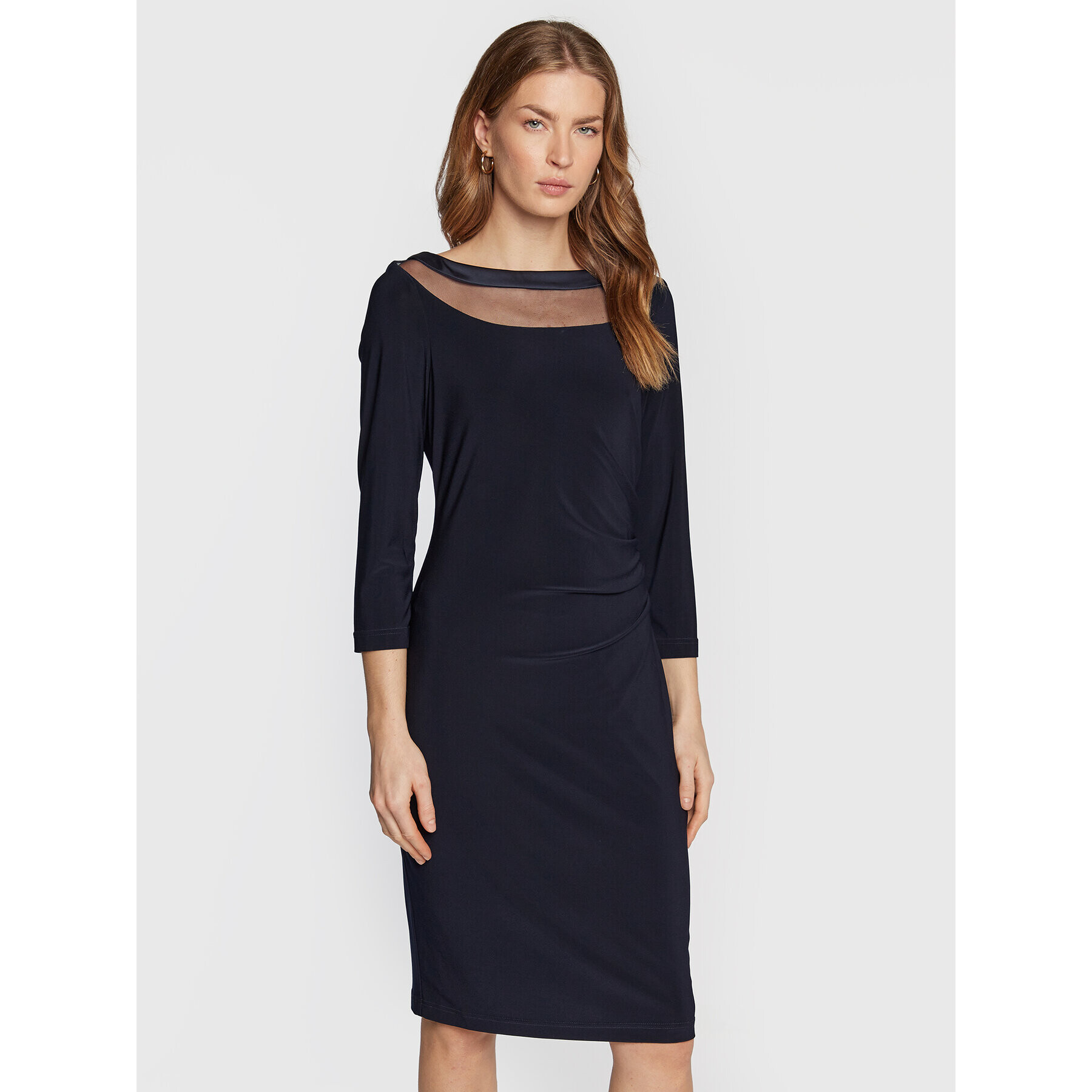 Joseph Ribkoff Rochie de zi 223747 Bleumarin Regular Fit - Pled.ro