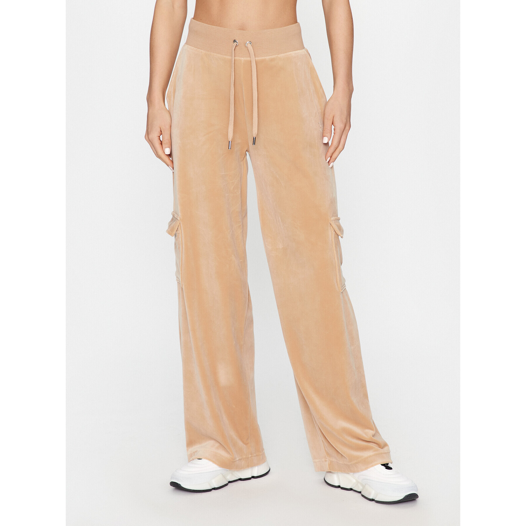 Juicy Couture Pantaloni trening Audree JCWBJ23334483 Bej Loose Fit - Pled.ro