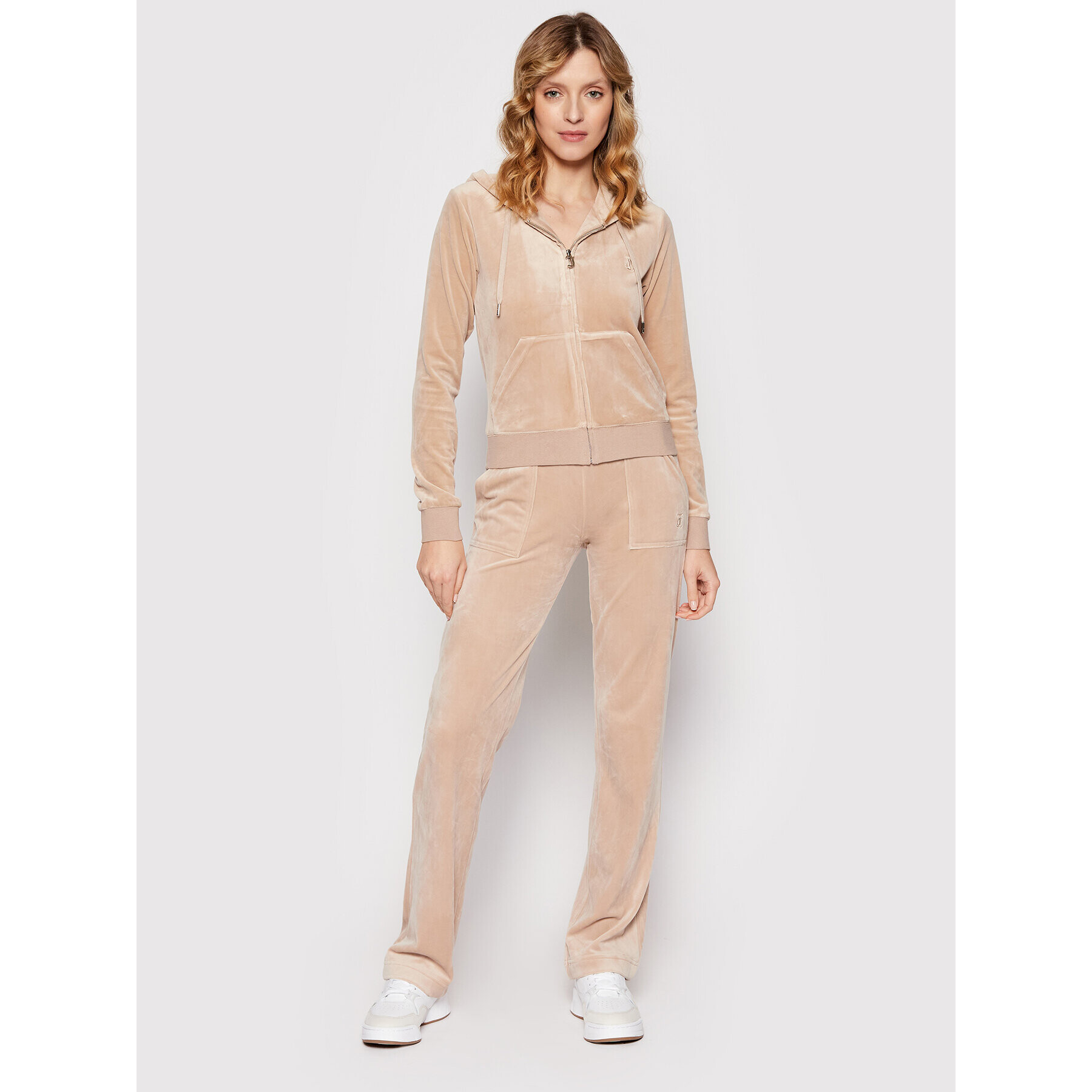 Juicy Couture Pantaloni trening Del Ray JCAP180 Bej Regular Fit - Pled.ro